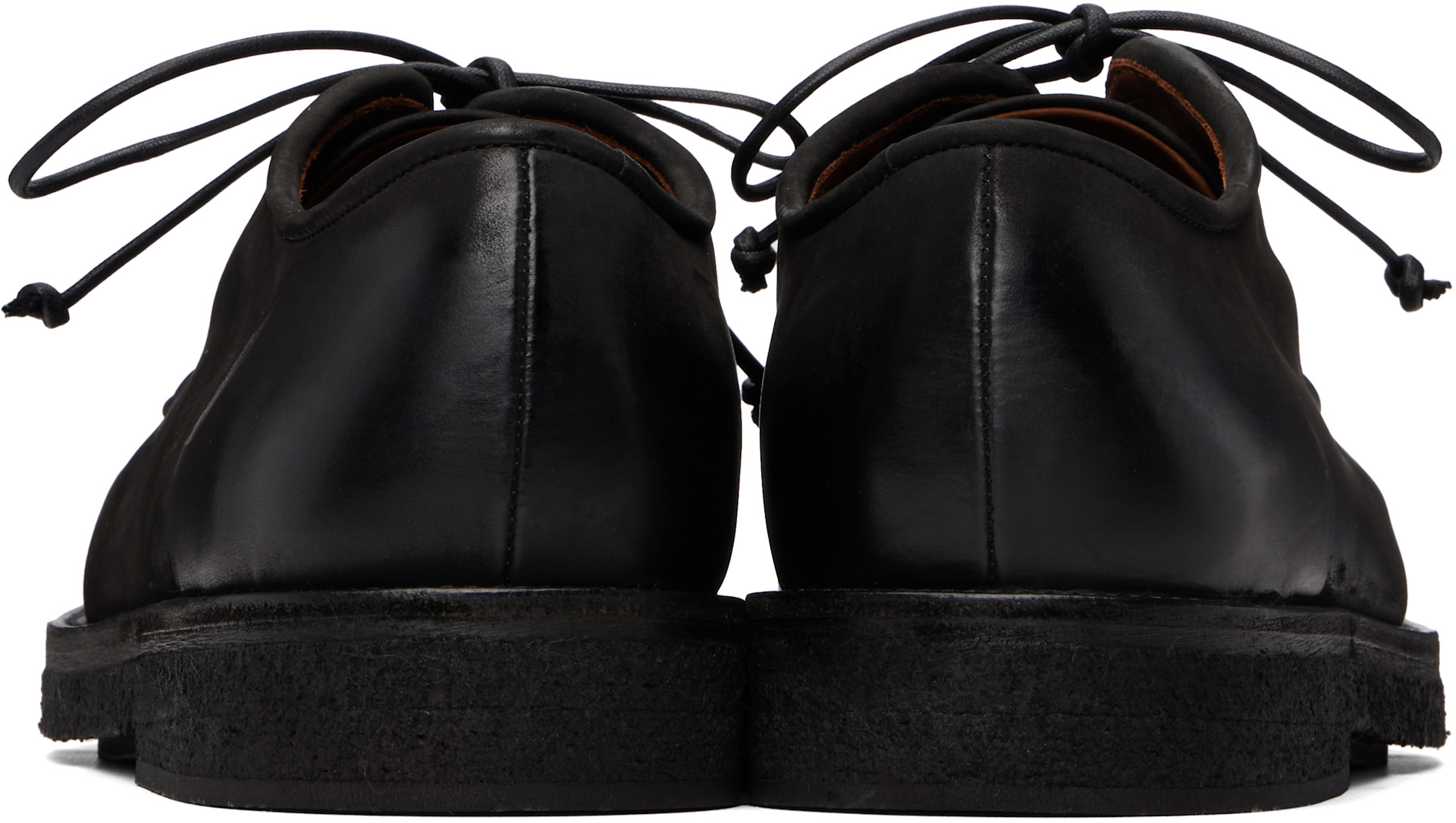 Marsèll - Derbys Moccar noirs en cuir
