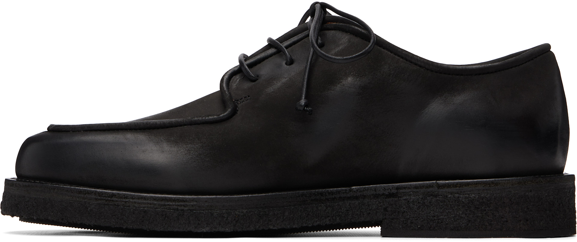 Marsèll - Derbys Moccar noirs en cuir