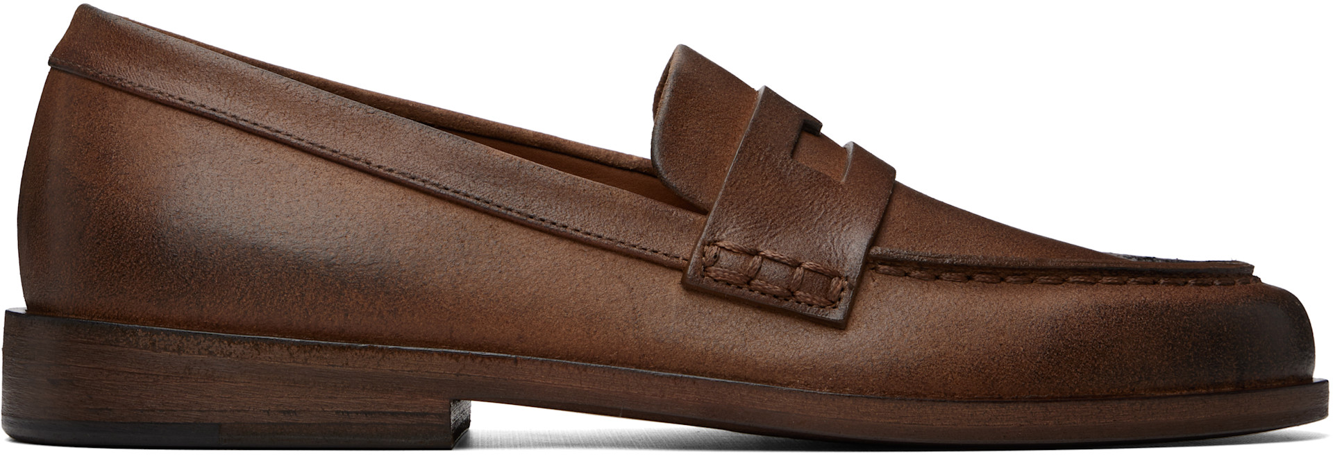 Marsèll - Flâneurs Mocasso bruns en cuir