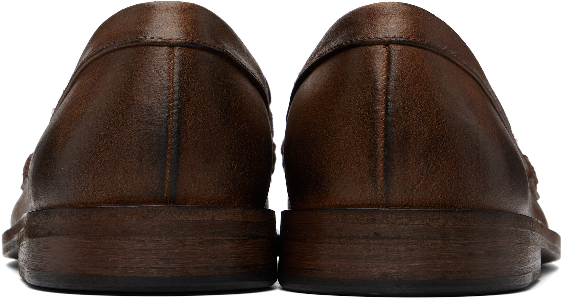 Marsèll - Flâneurs Mocasso bruns en cuir