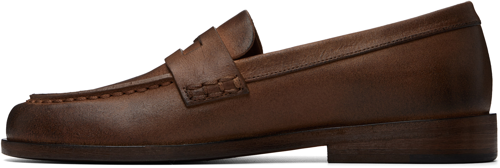 Marsèll - Flâneurs Mocasso bruns en cuir