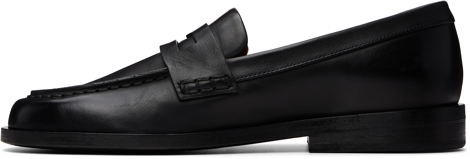 Marsèll - Black Mocasso Leather Loafers