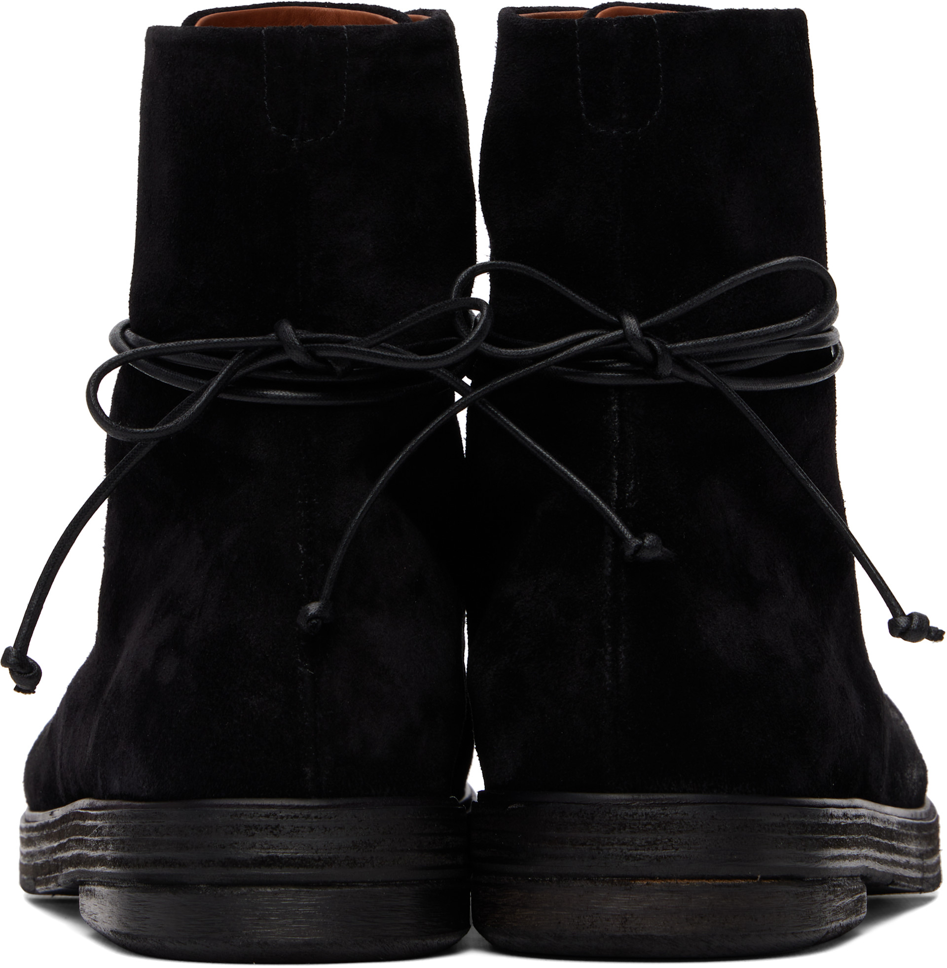 Marsèll - Black Zucca Zeppa Leather Combat Boots