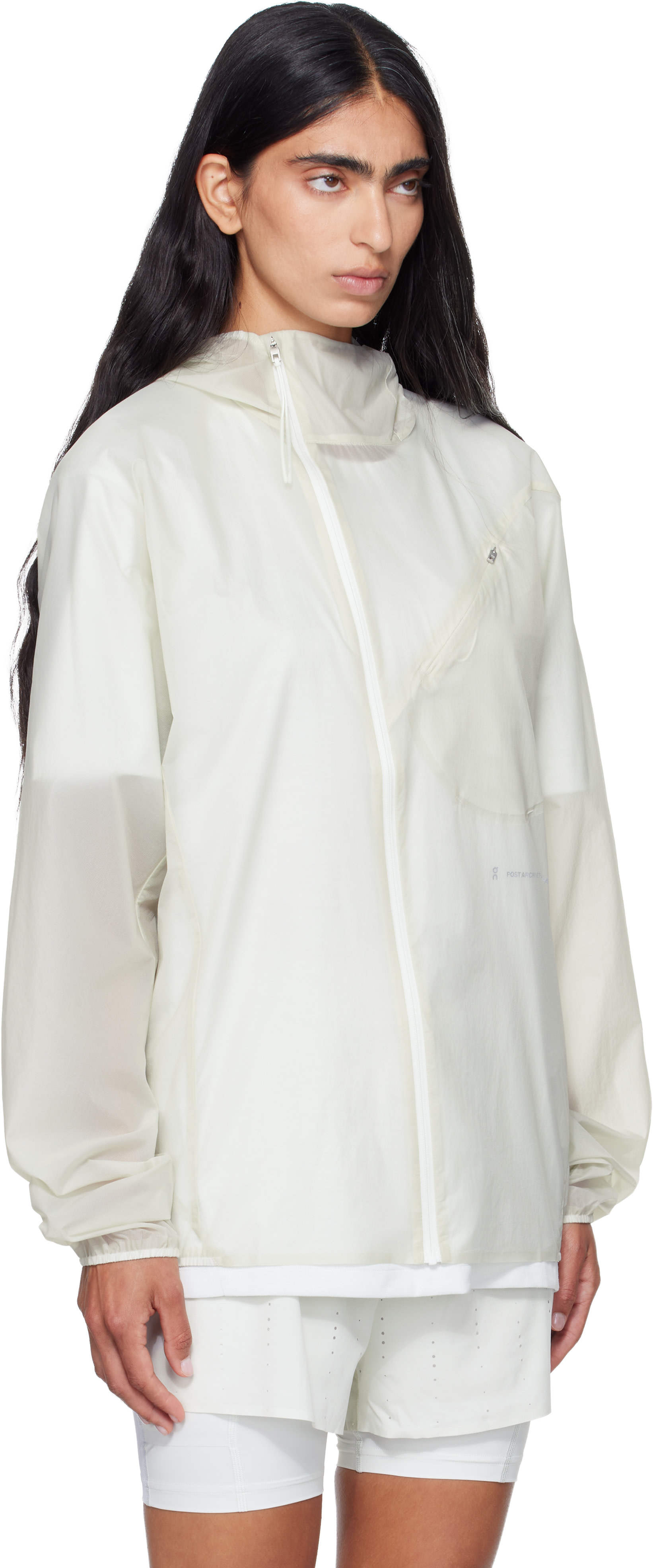 POST ARCHIVE FACTION (PAF) - Blouson Zero blanc cassé édition On