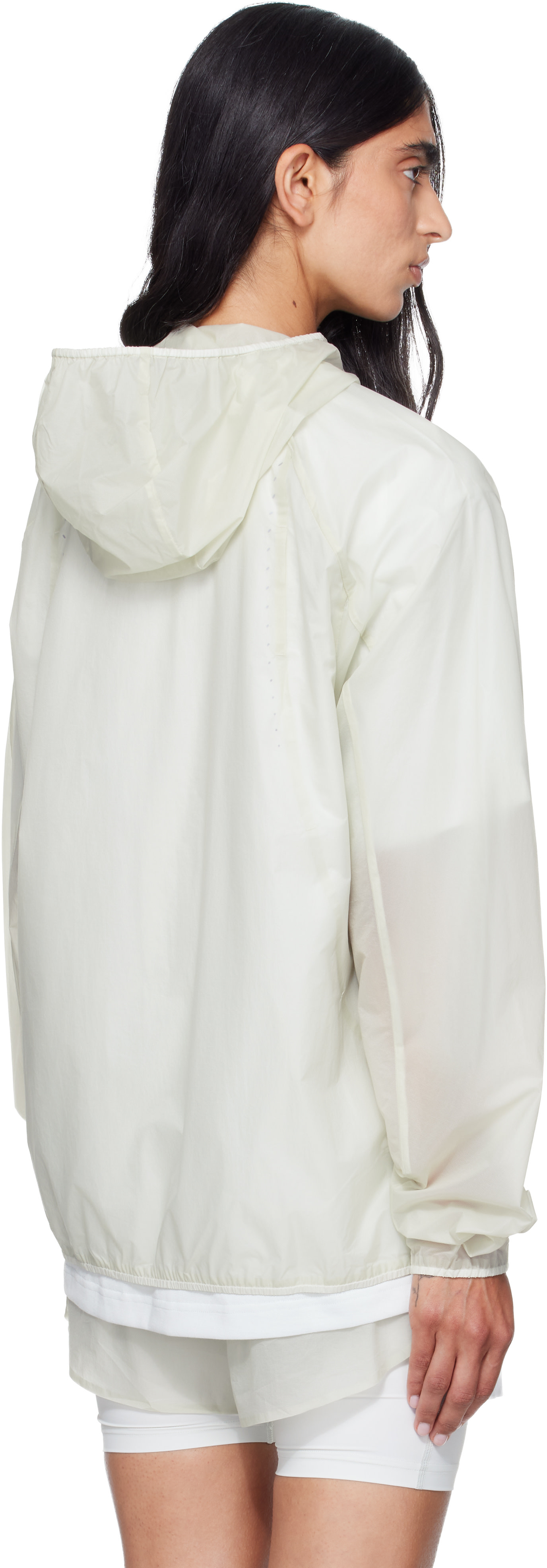POST ARCHIVE FACTION (PAF) - Blouson Zero blanc cassé édition On