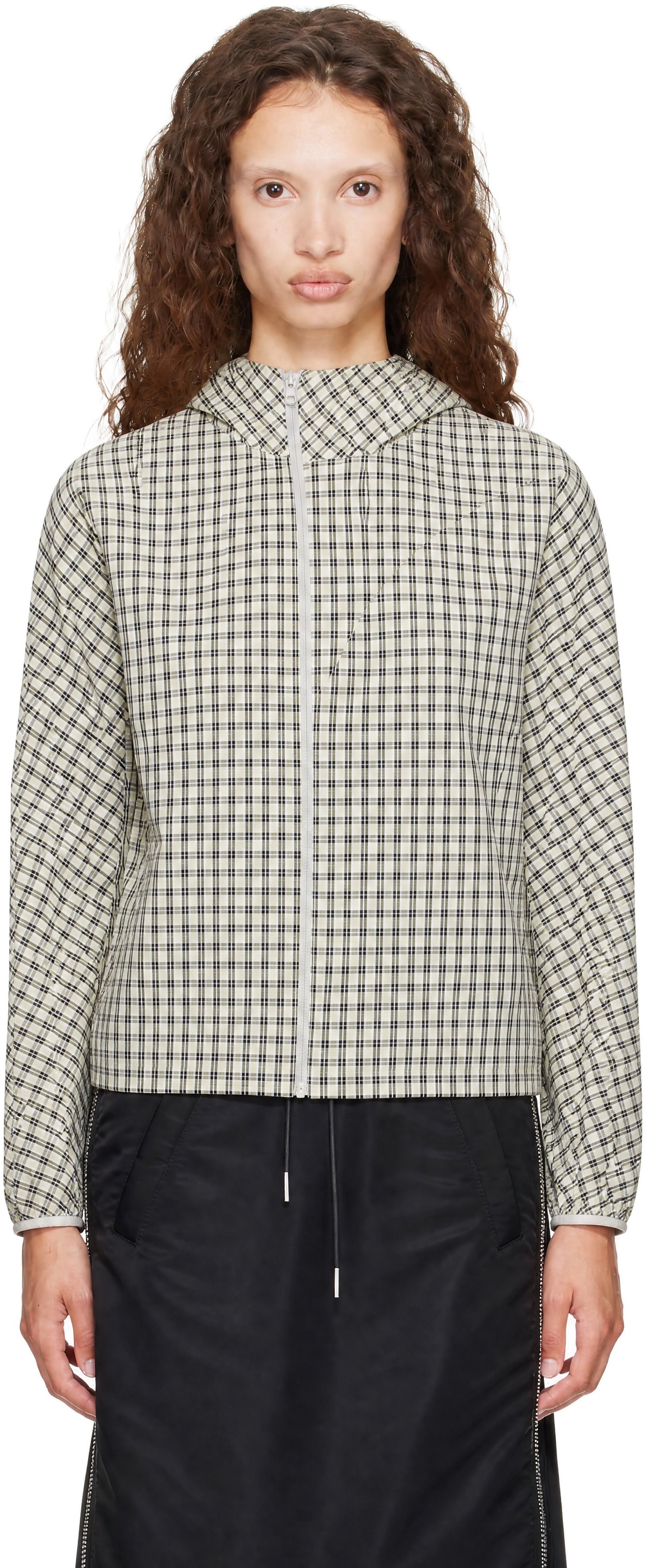 POST ARCHIVE FACTION (PAF) - Blouson de course Archive gris et jaune