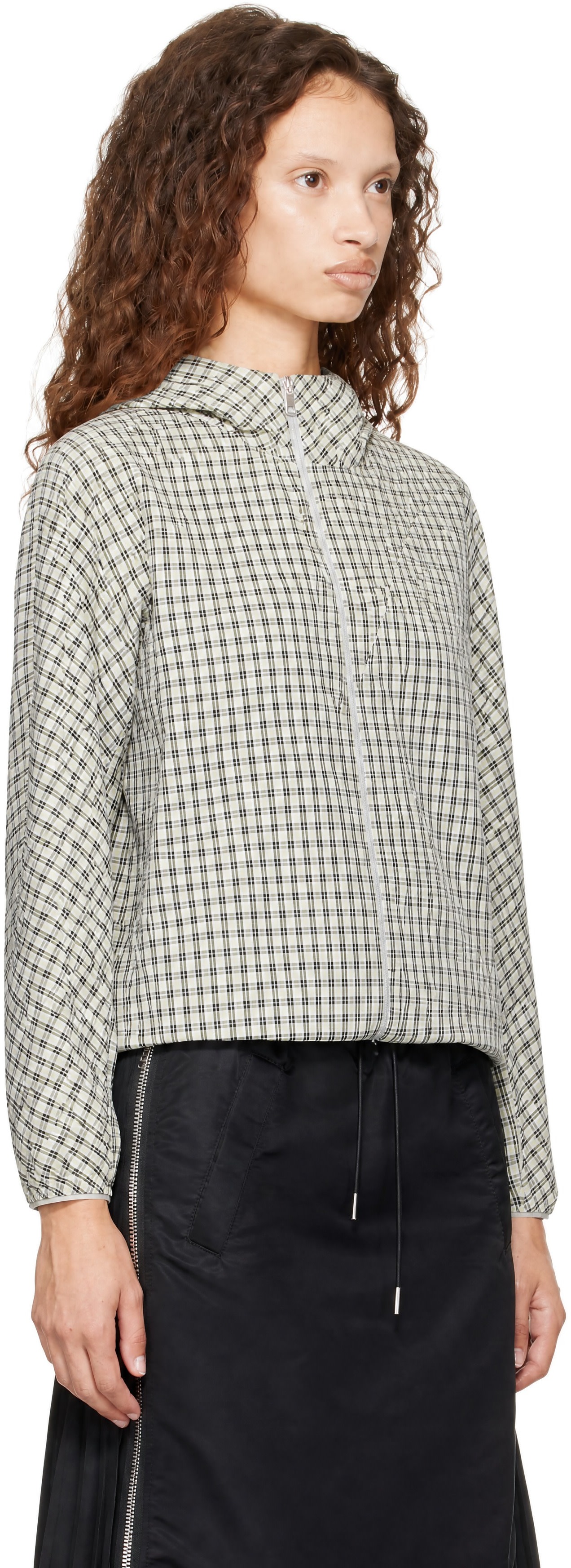 POST ARCHIVE FACTION (PAF) - Blouson de course Archive gris et jaune
