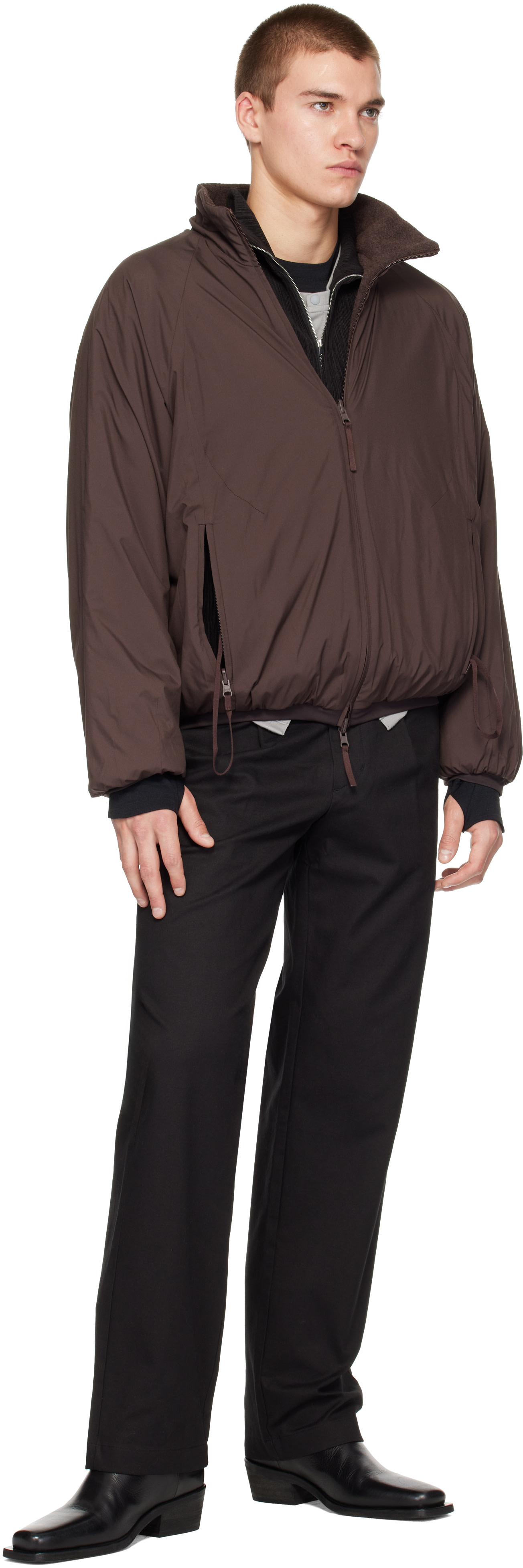 POST ARCHIVE FACTION (PAF) - Blouson River brun
