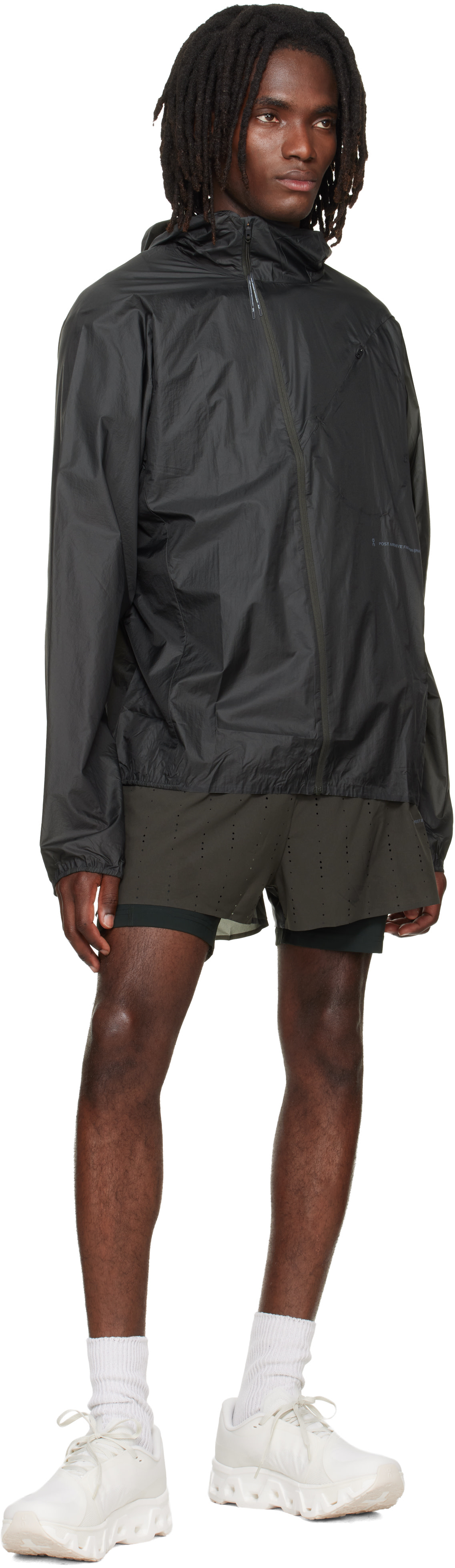 POST ARCHIVE FACTION (PAF): Black On Edition Zero 2-in-1 Shorts