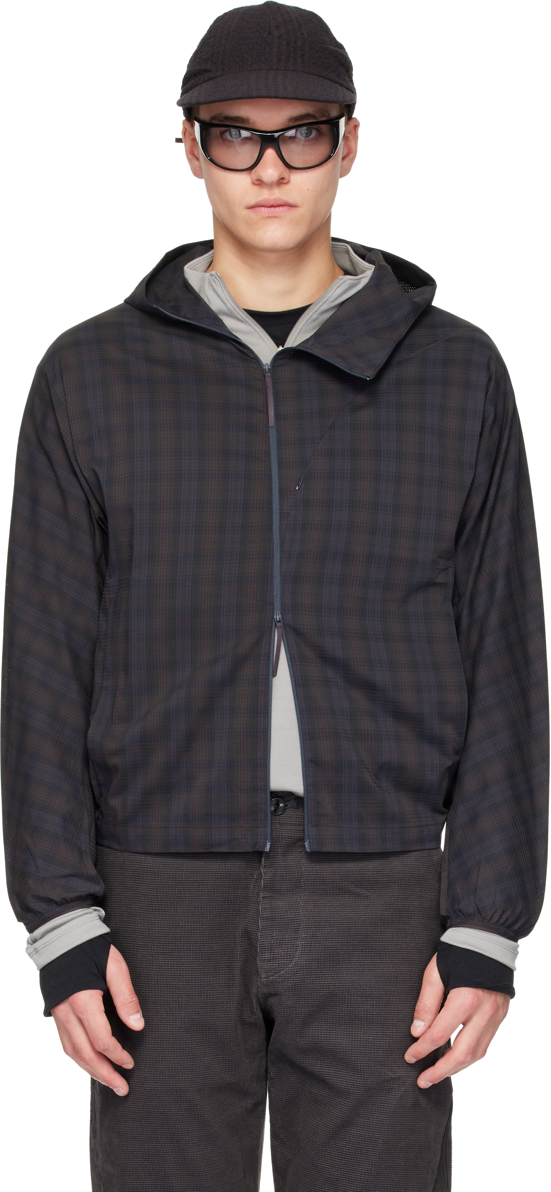 POST ARCHIVE FACTION (PAF) - Blouson de course gris