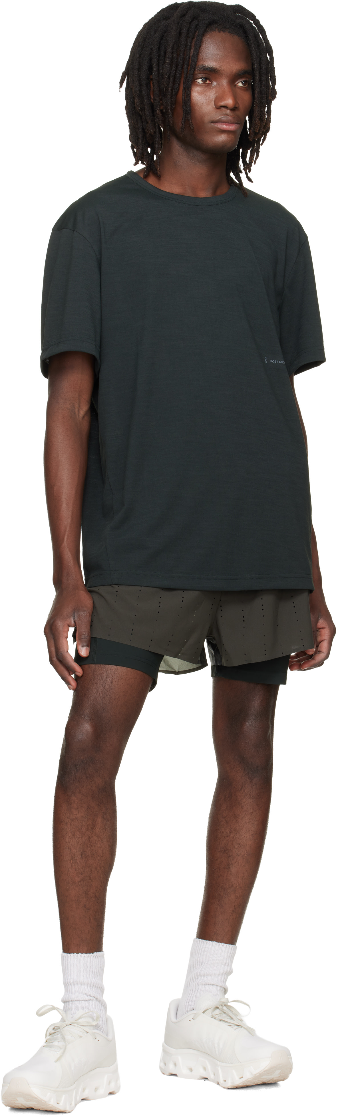 POST ARCHIVE FACTION (PAF): Black On Edition Running T-shirt | SSENSE