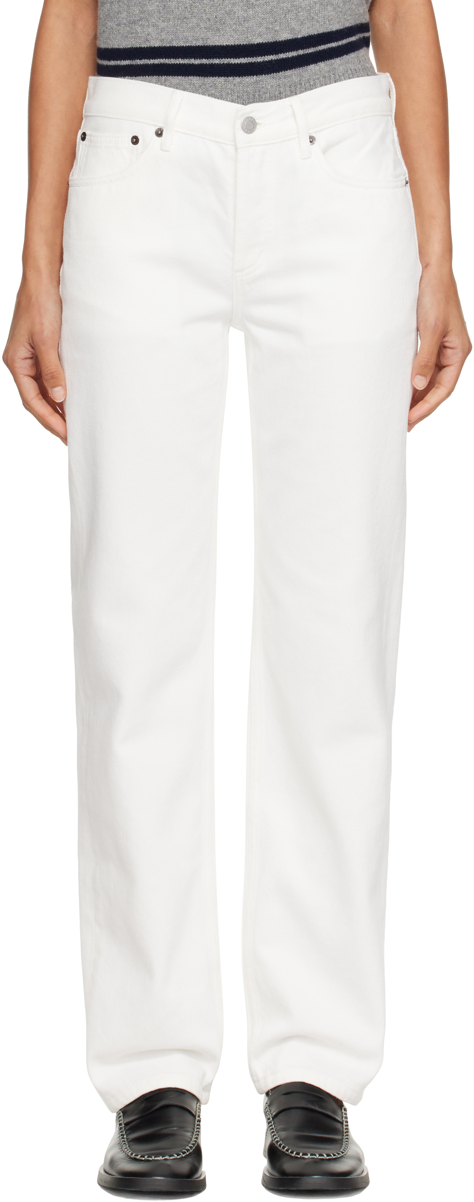 STILL HERE - Jean droit Life blanc
