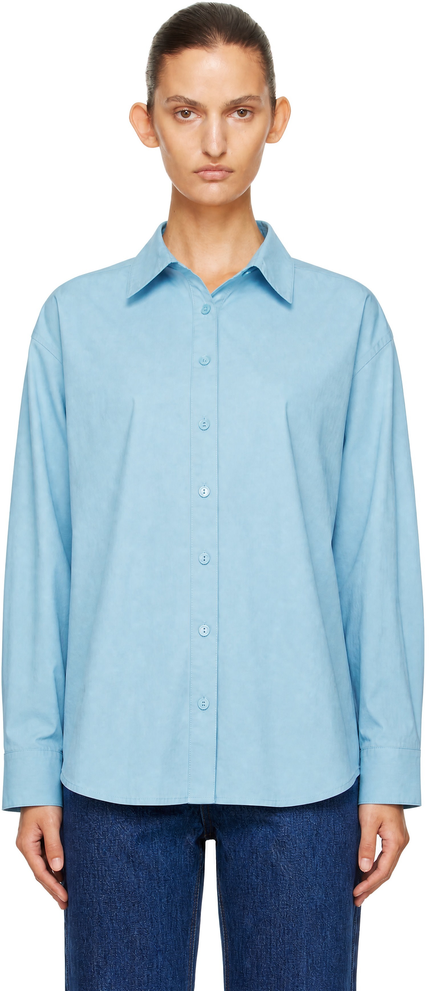 Still Here - Blue Madison Button Down Shirt
