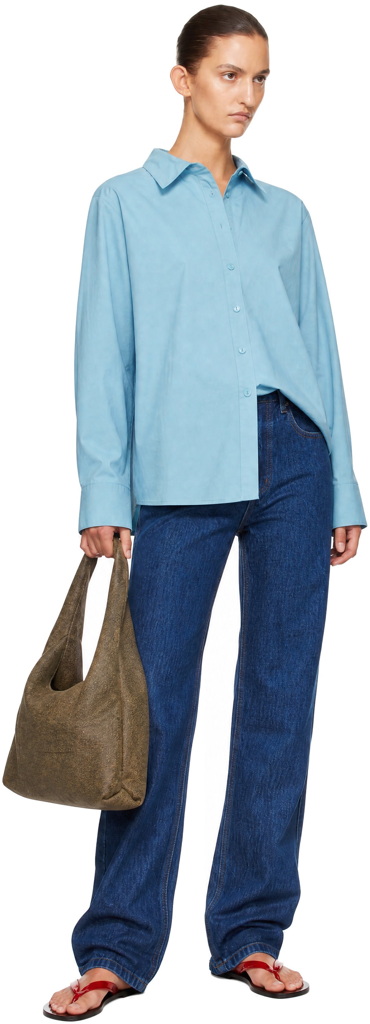 Still Here - Blue Madison Button Down Shirt
