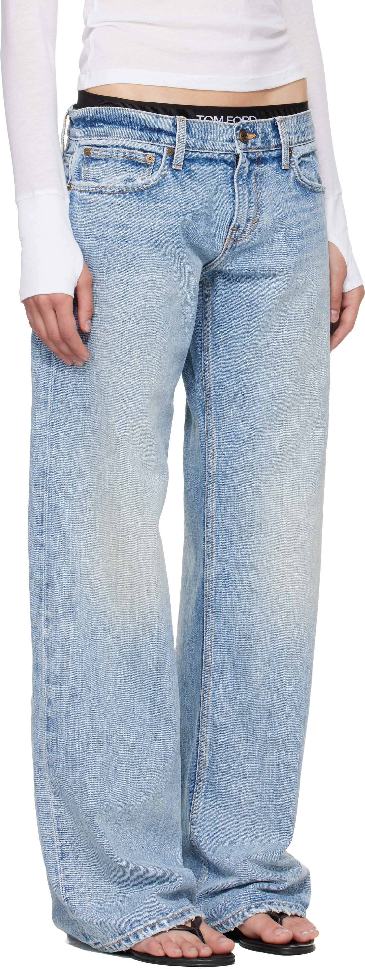 Raimundo Langlois - Blue Bootcut Jeans