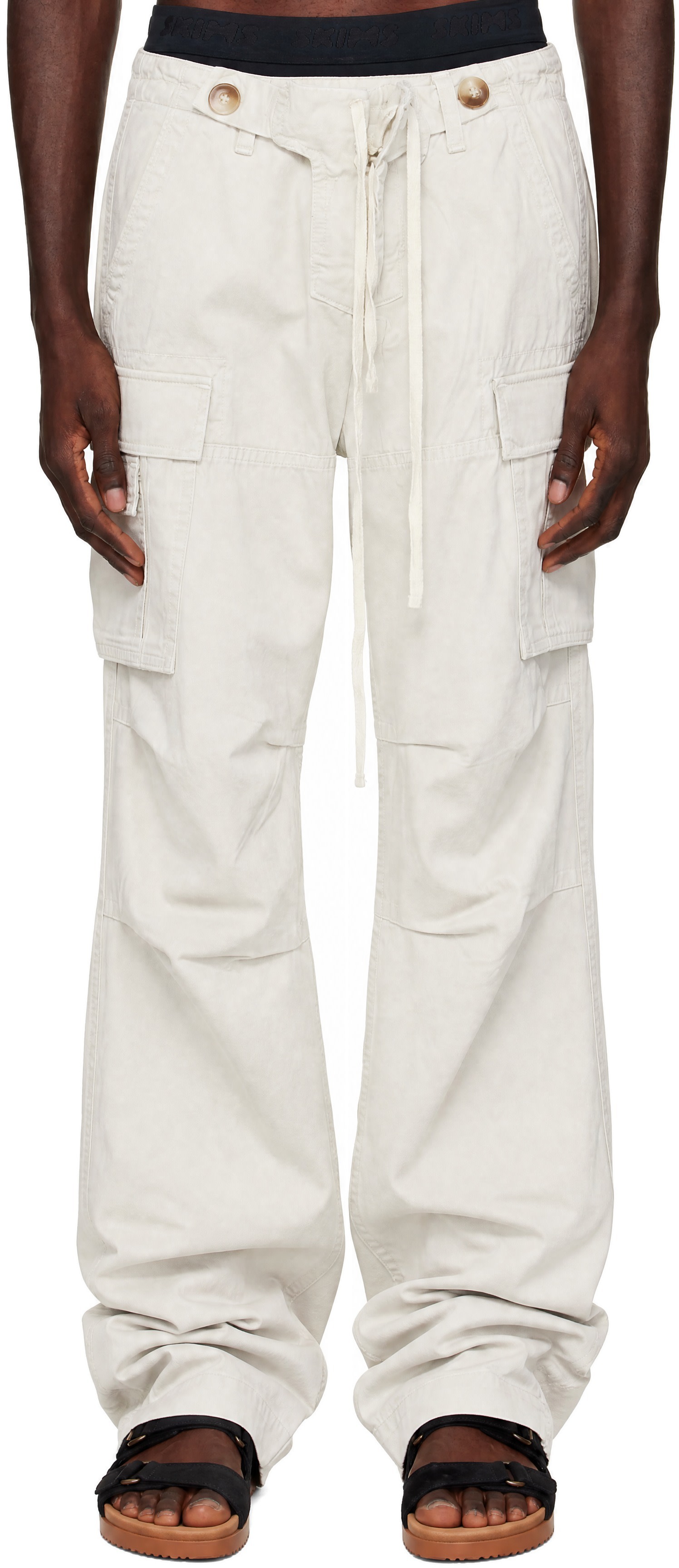 Raimundo Langlois - Off-White Double Fly Cargo Pants
