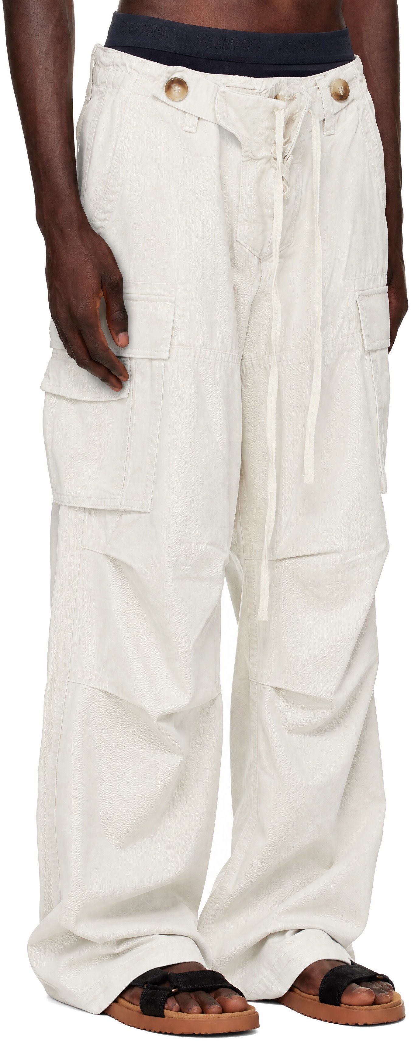 Raimundo Langlois - Off-White Double Fly Cargo Pants