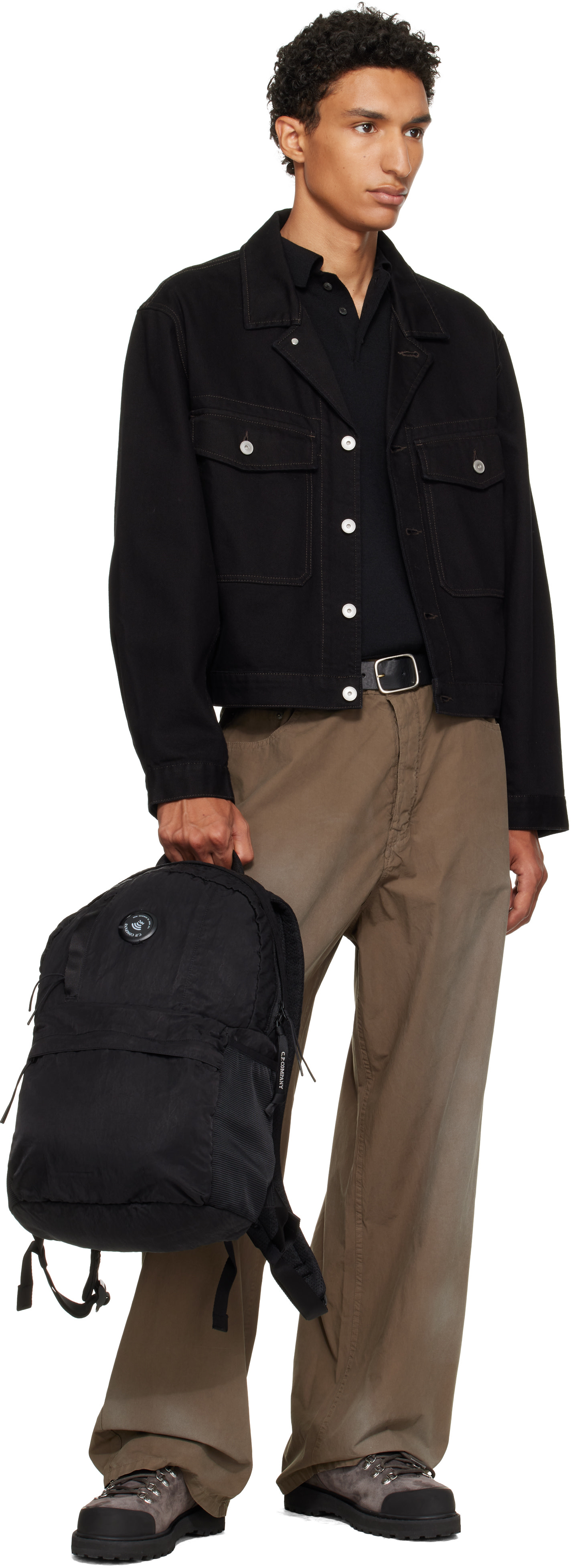 C.P. Company - Black Nylon B Backpack