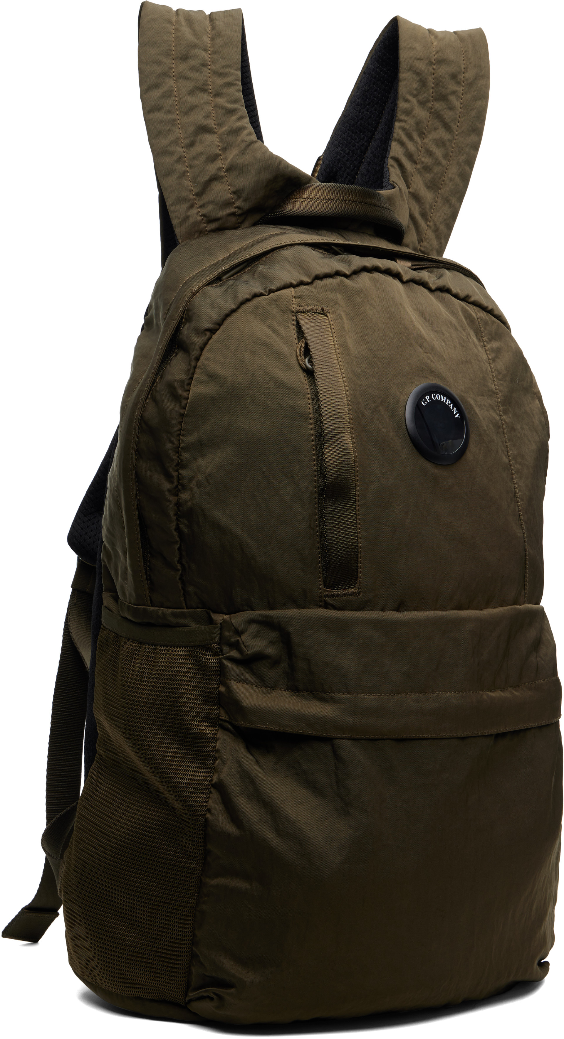 C.P. Company - Khaki Nylon B Lens Backpack