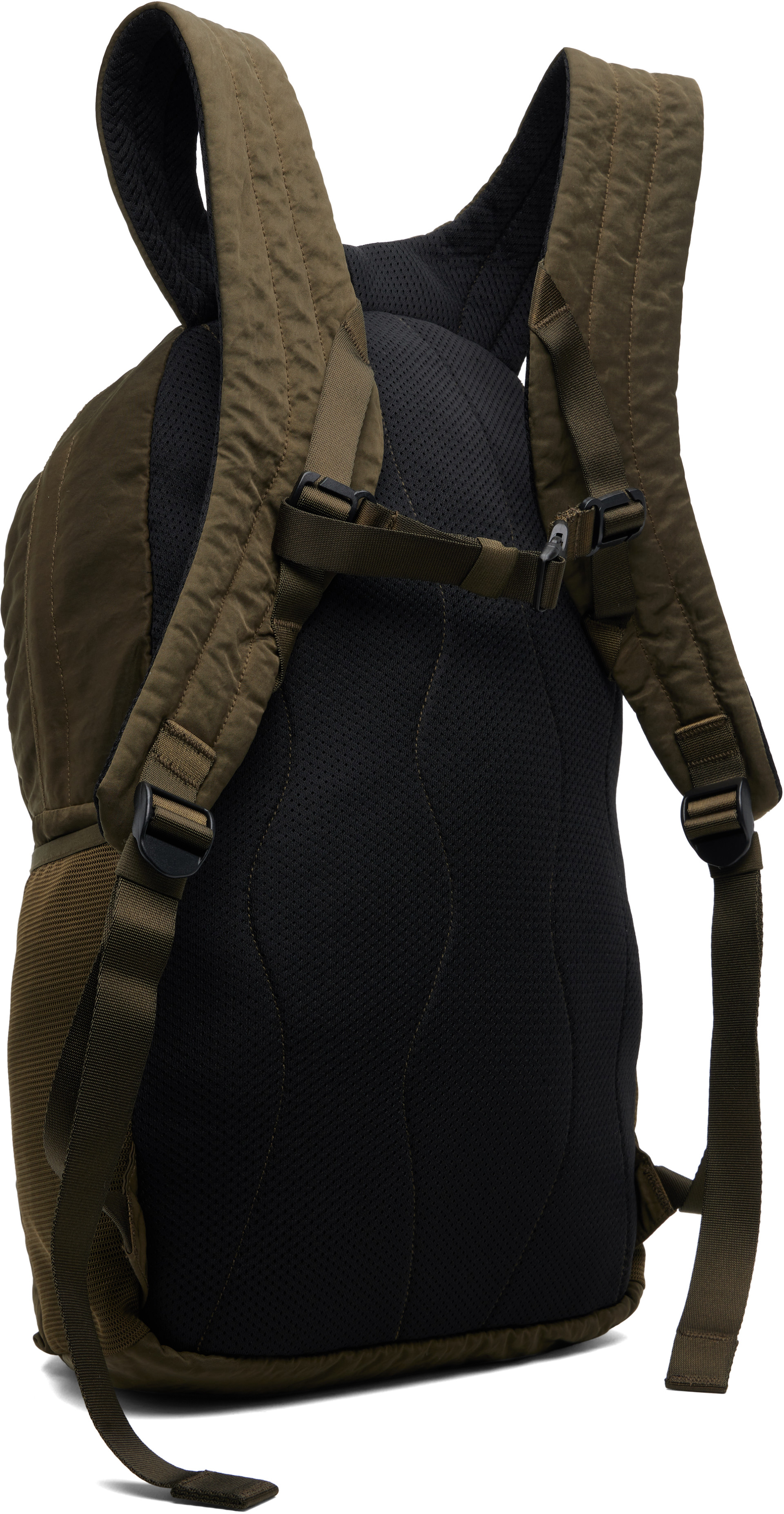 C.P. Company - Khaki Nylon B Lens Backpack