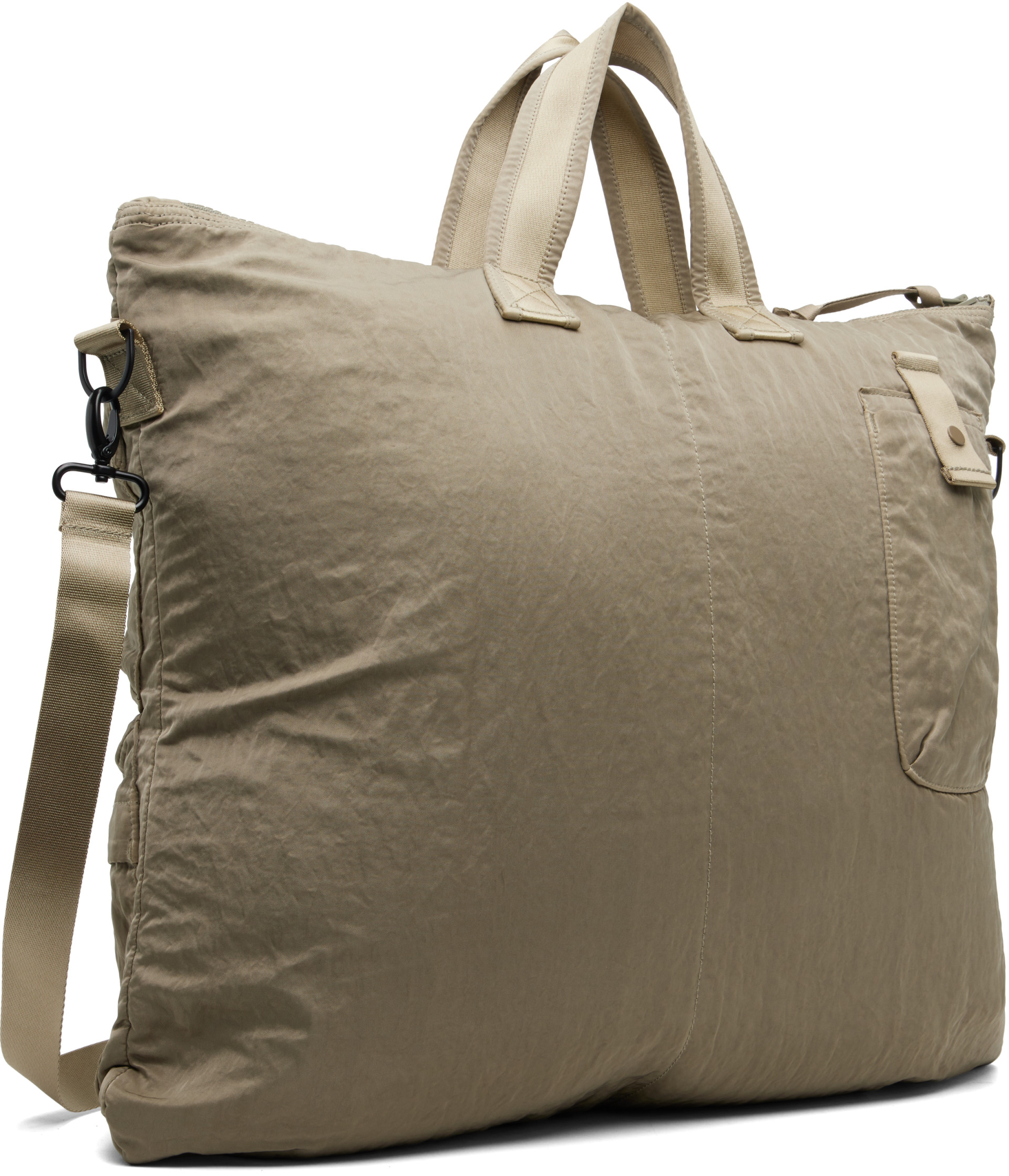 【新品未使用】C.P. COMPANY NYLON B TOTE BAG カーキ C.P. Company: Khaki Nylon B Lens Tote | SSENSE