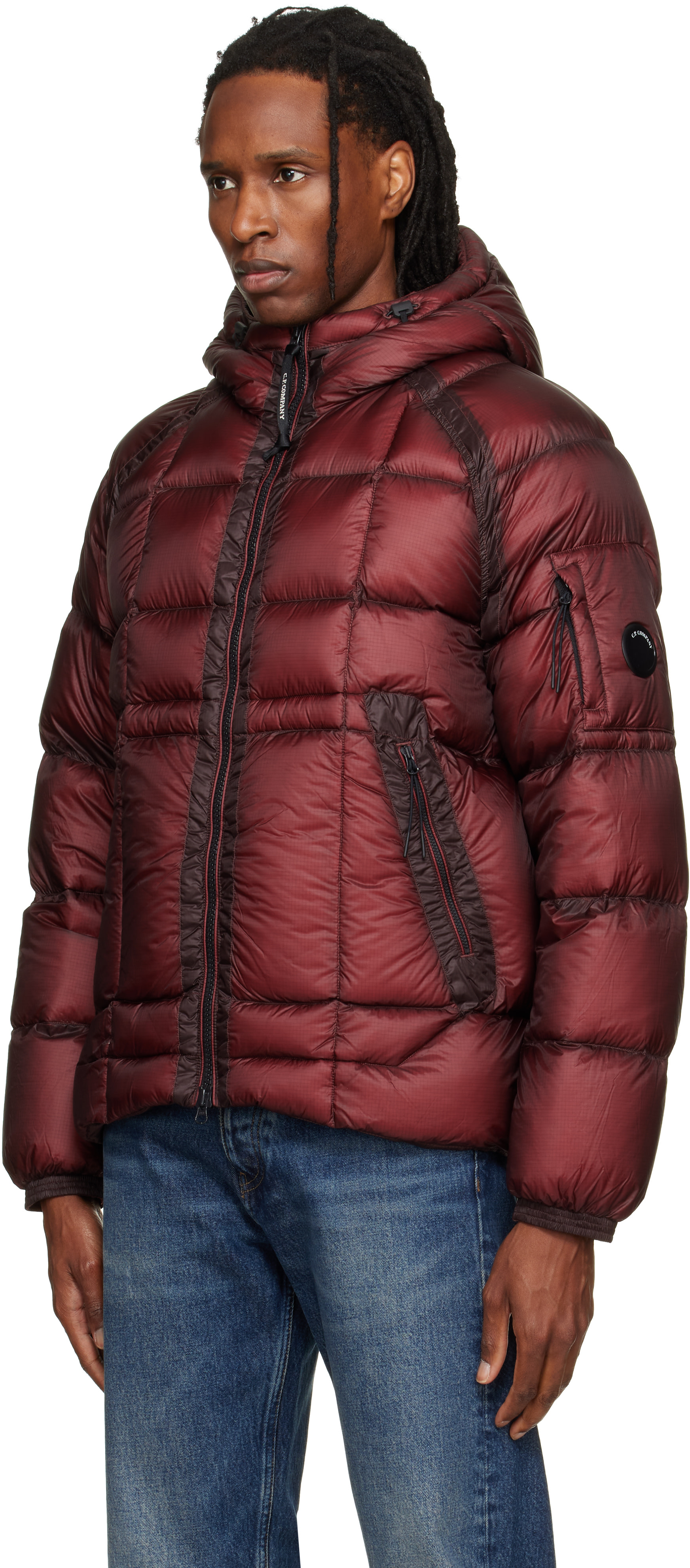 C.P. Company - Burgundy D.D. Shell Down Jacket