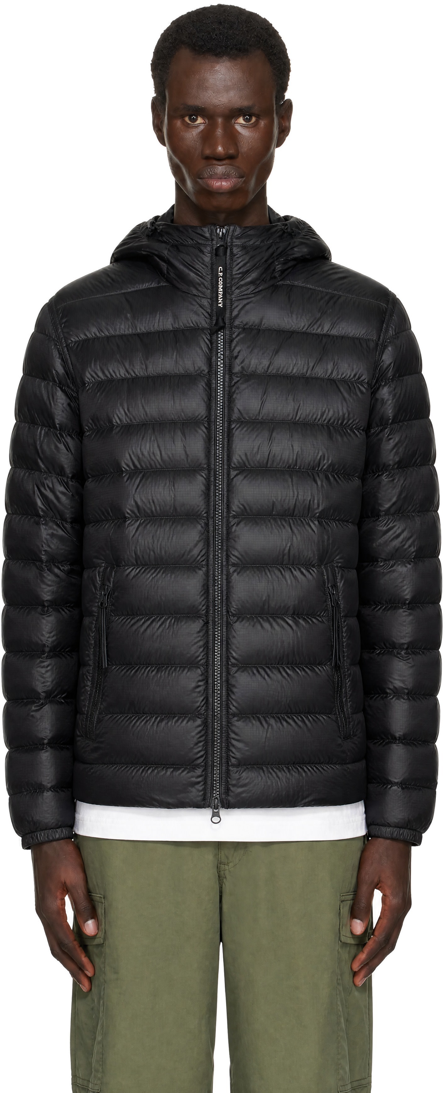 C.P. Company - Black D.D. Shell Goggle Down Jacket