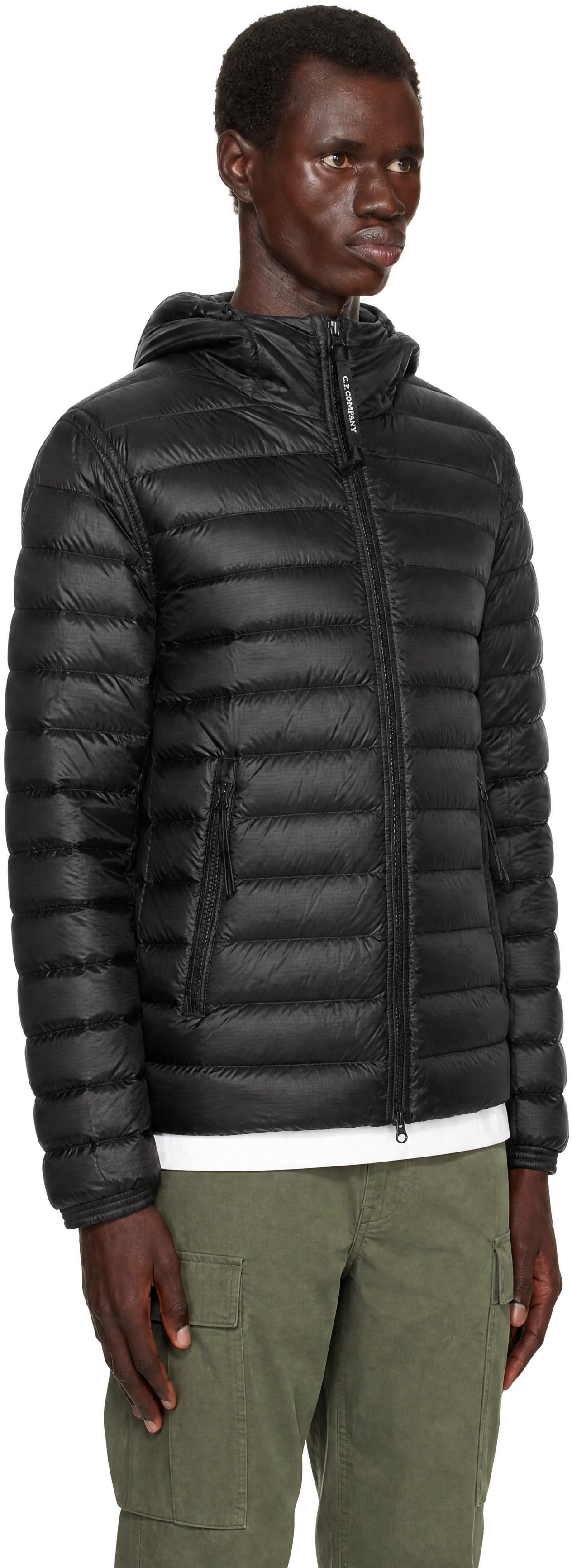 C.P. Company - Black D.D. Shell Goggle Down Jacket