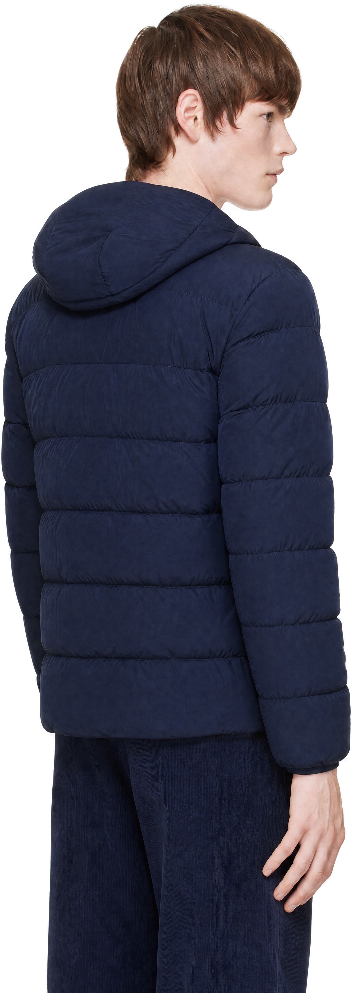 C.P. Company - Navy Chrome-R Goggle Down Jacket