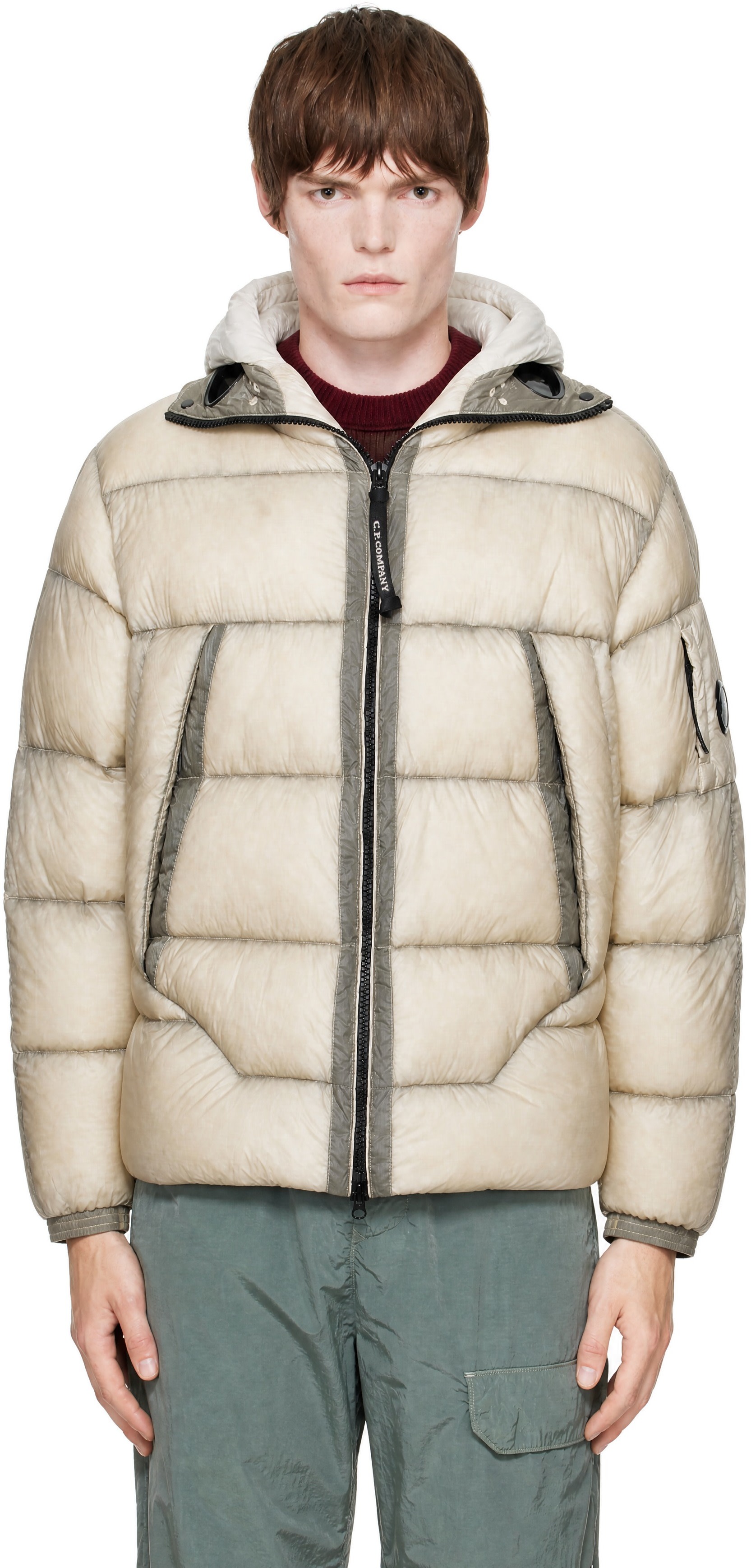 C.P. Company - Off-White D.D. Shell Explorer Lens Down Jacket