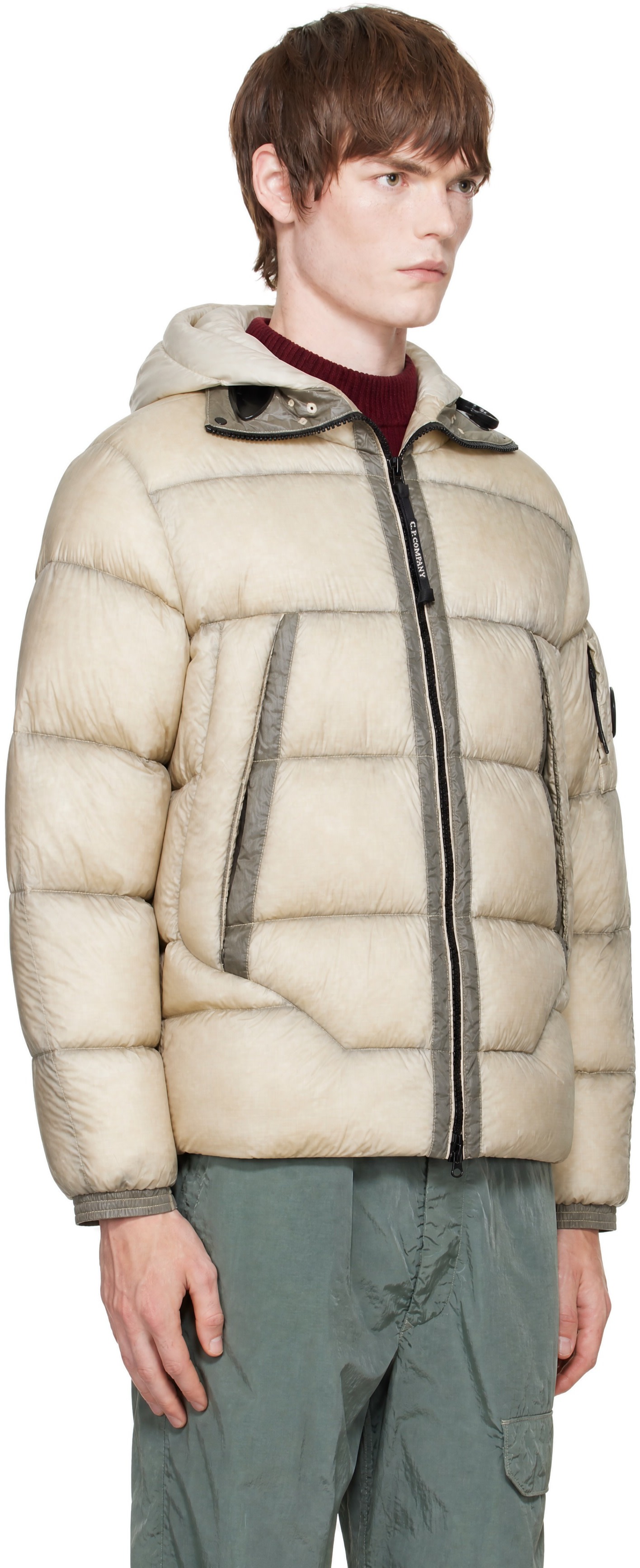 C.P. Company - Off-White D.D. Shell Explorer Lens Down Jacket