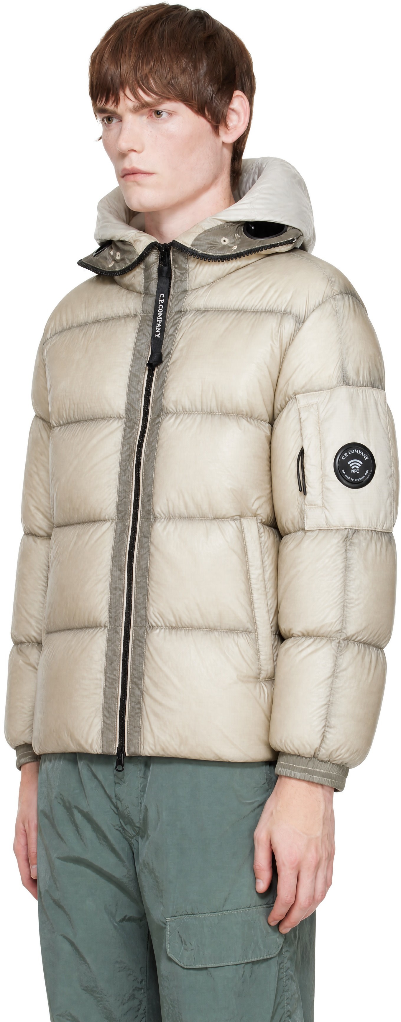 C.P. Company - Off-White D.D. Shell Explorer Lens Down Jacket