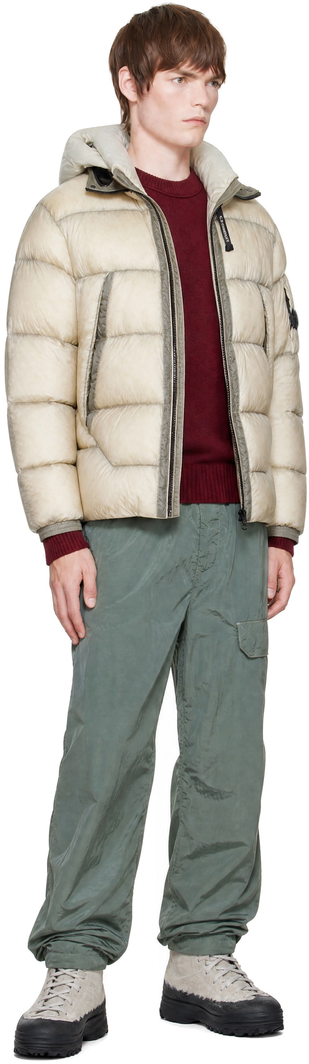 C.P. Company - Off-White D.D. Shell Explorer Lens Down Jacket