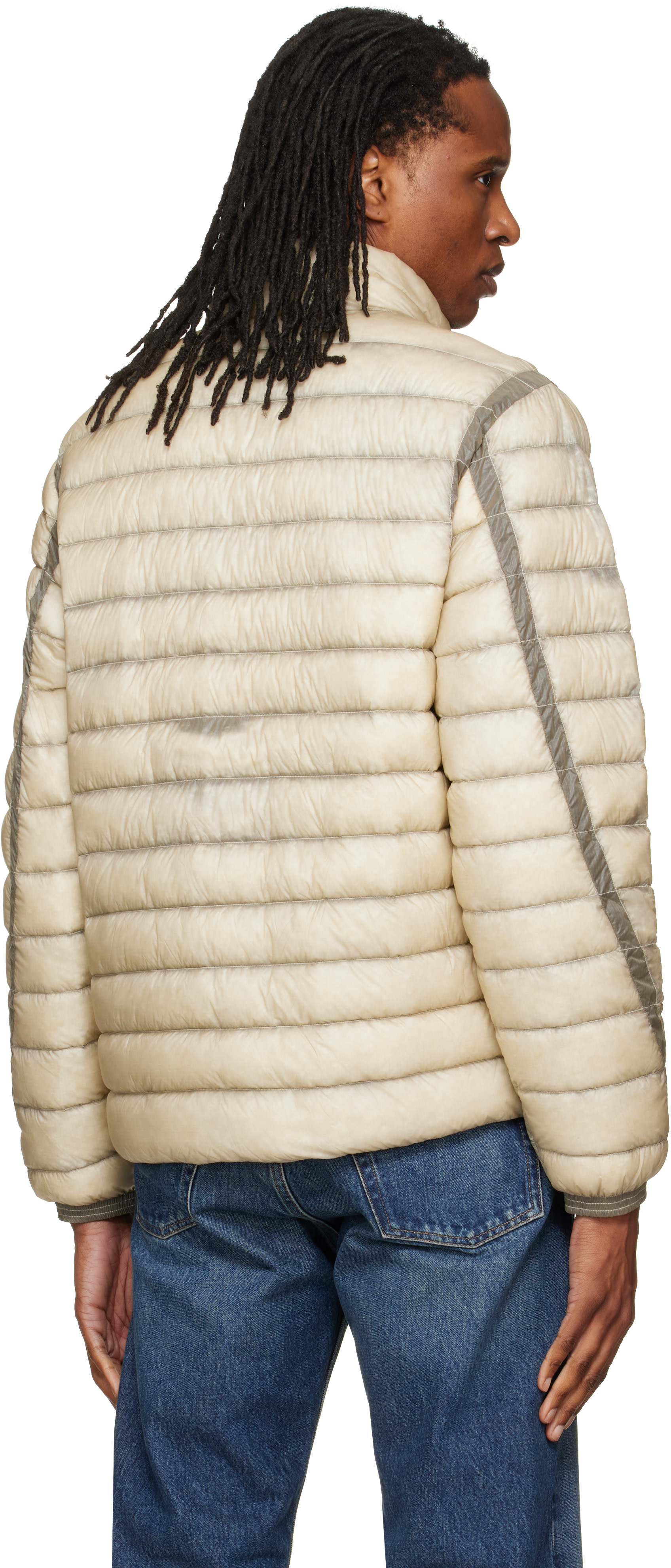 C.P. Company - Beige D.D. Shell Lens Down Jacket