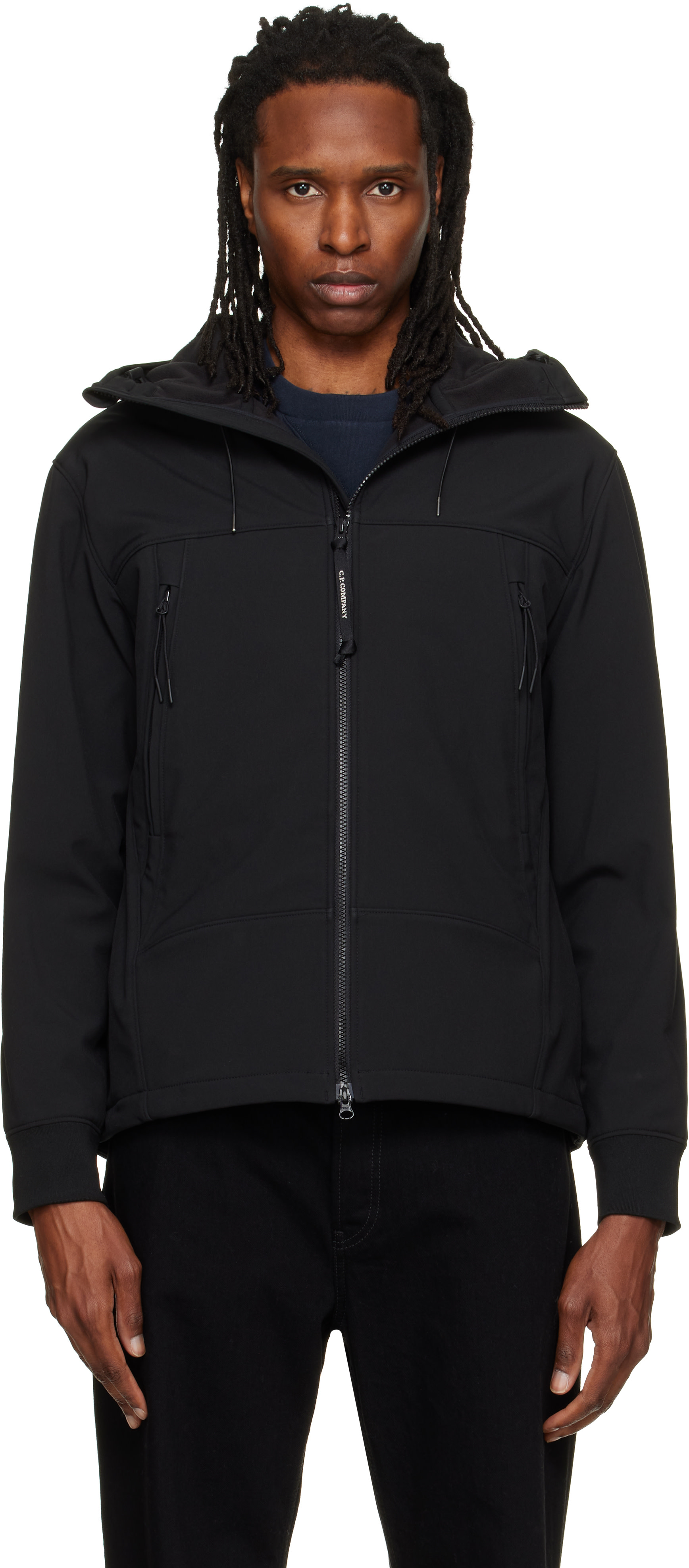 C.P. Company - Black C.P. Shell-R Goggle Jacket