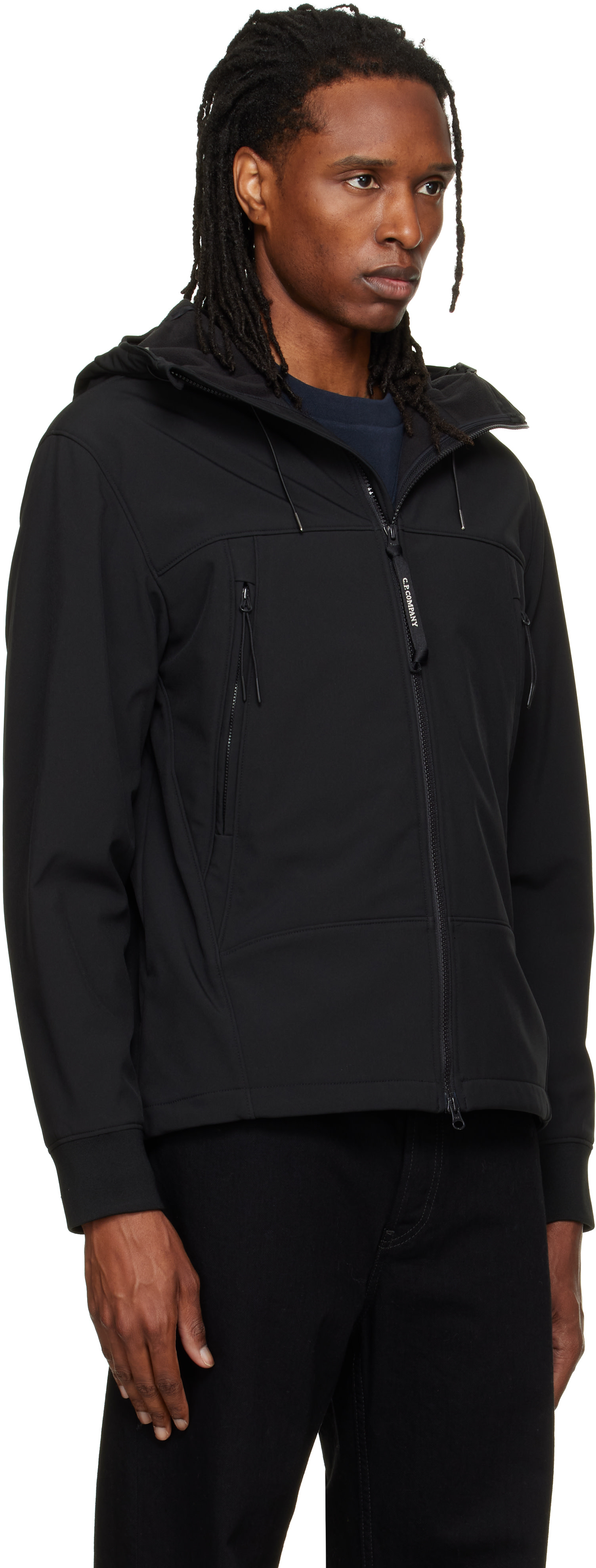C.P. Company - Black C.P. Shell-R Goggle Jacket
