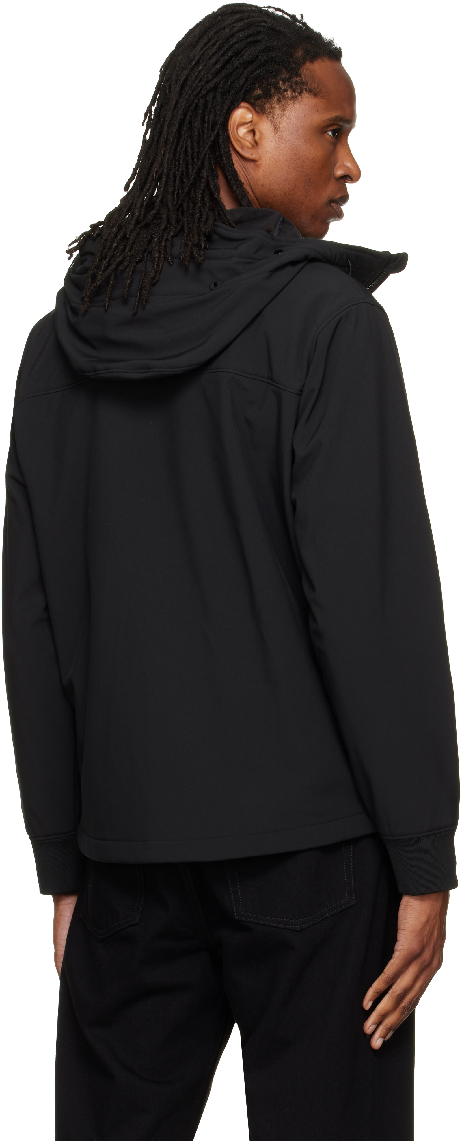 C.P. Company - Black C.P. Shell-R Goggle Jacket