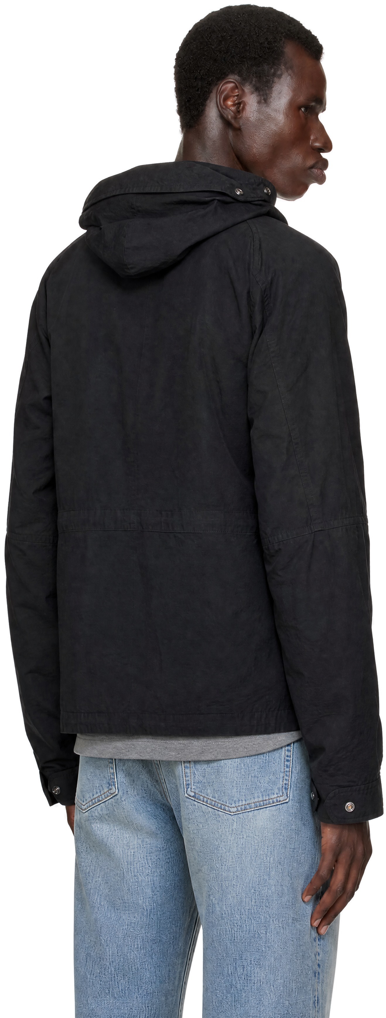 C.P. Company - Black Twill Mixed Explorer Jacket