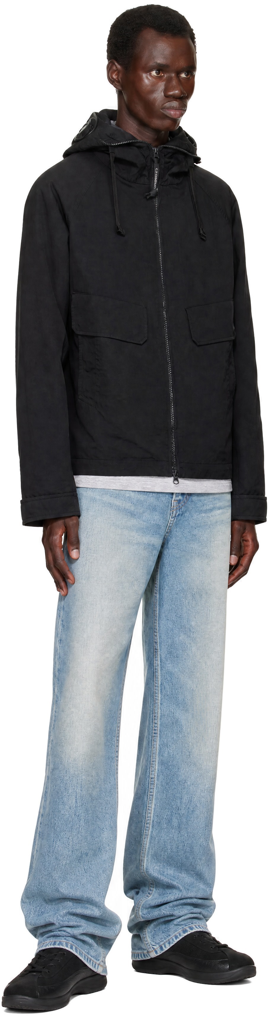 C.P. Company - Black Twill Mixed Explorer Jacket