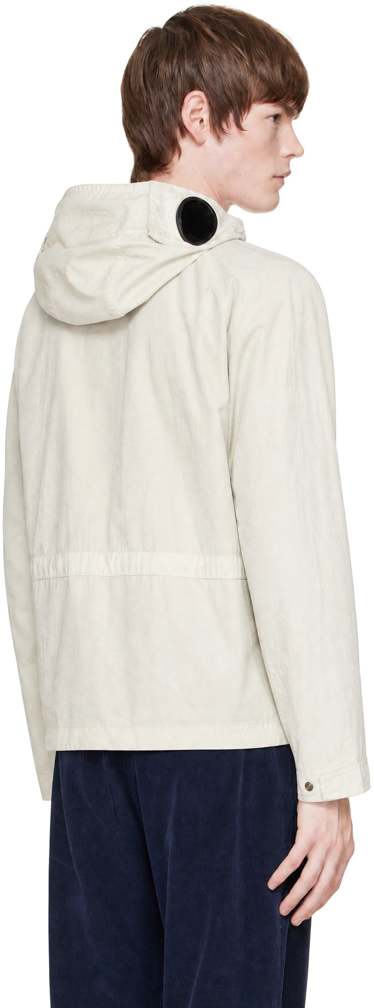 C.P. Company - Off-White Twill Mixed Explorer Jacket