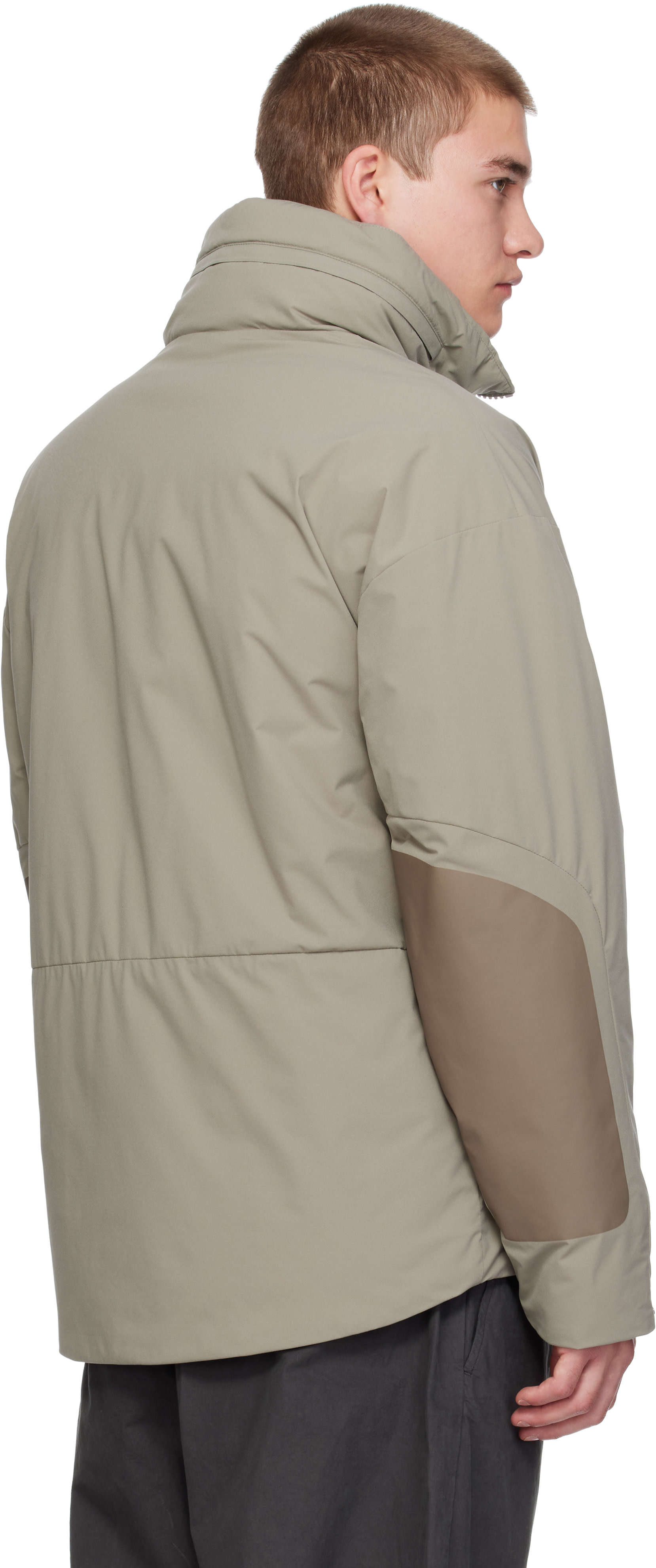 C.P. Company - Khaki Pro-Tek PrimaLoft Silver Lens Jacket