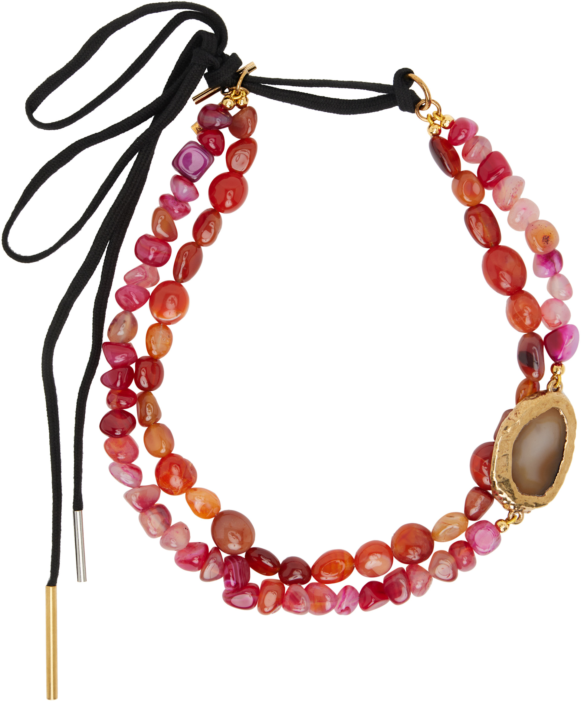 Dries Van Noten: Natural Stone ネックレス | SSENSE 日本