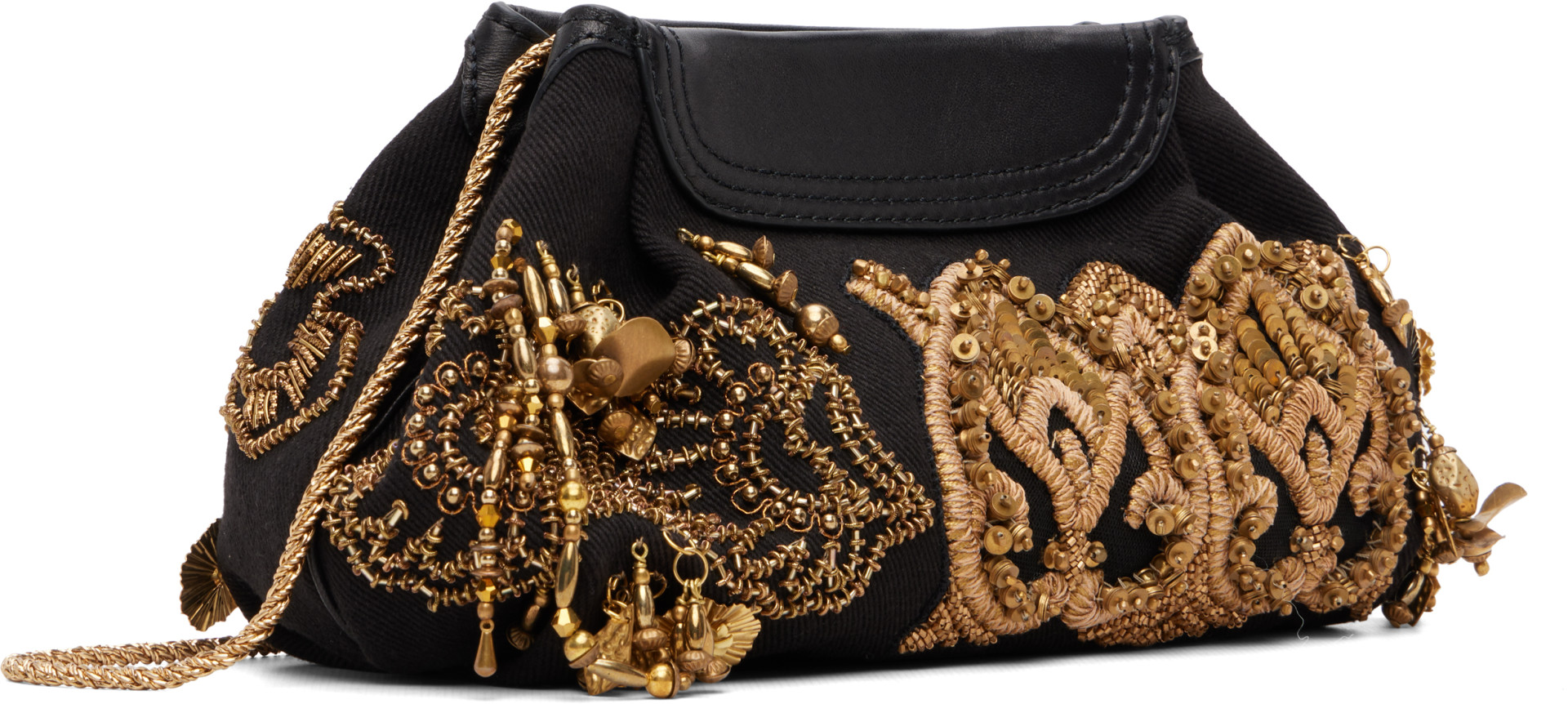 Dries Van Noten - Petite pochette noire