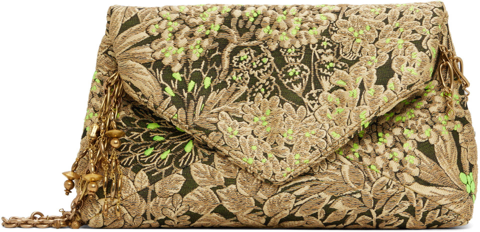 Dries Van Noten - Green Medium Envelope Bag