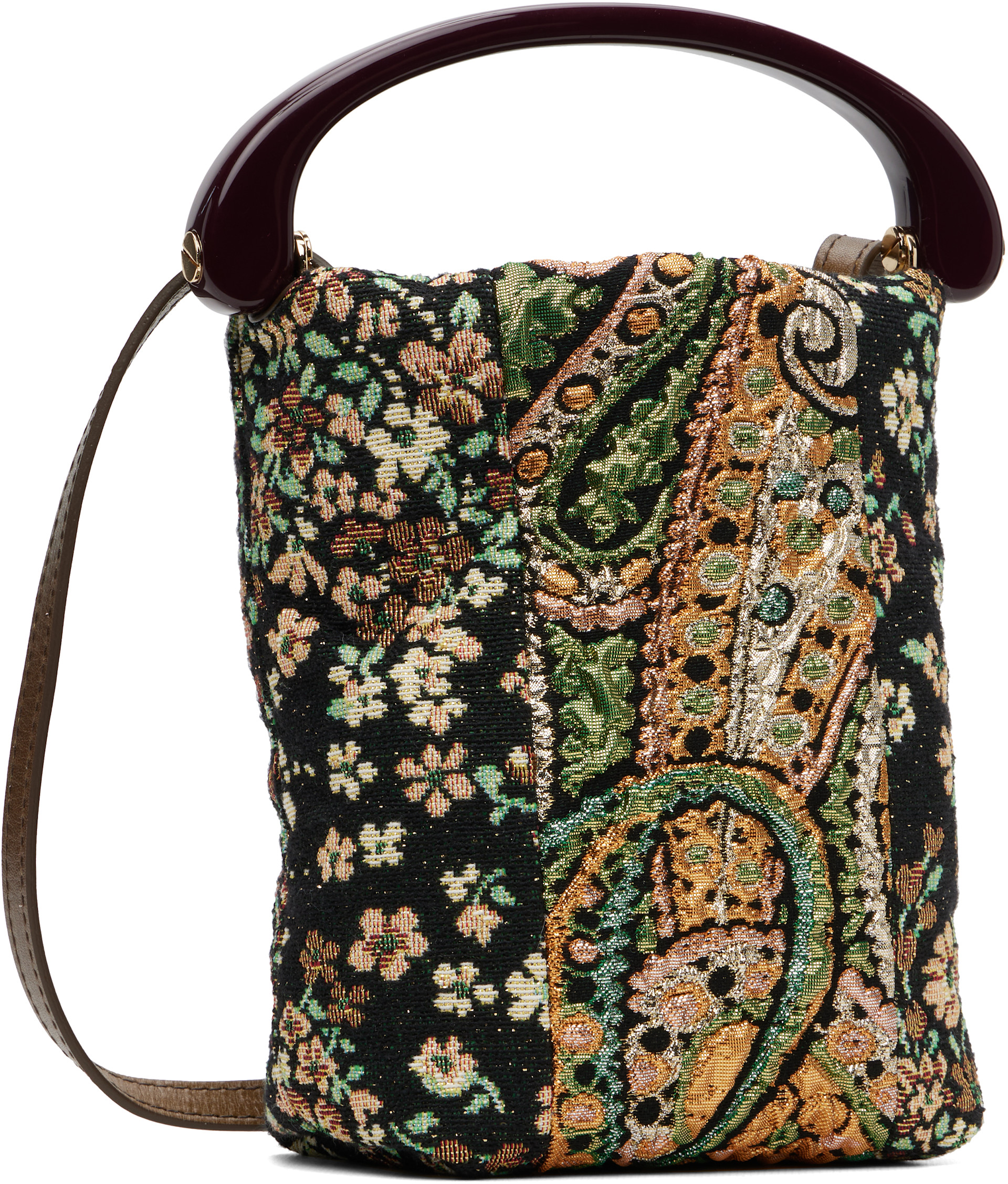 Dries Van Noten: Multicolor Small Resin Handle Bag | SSENSE