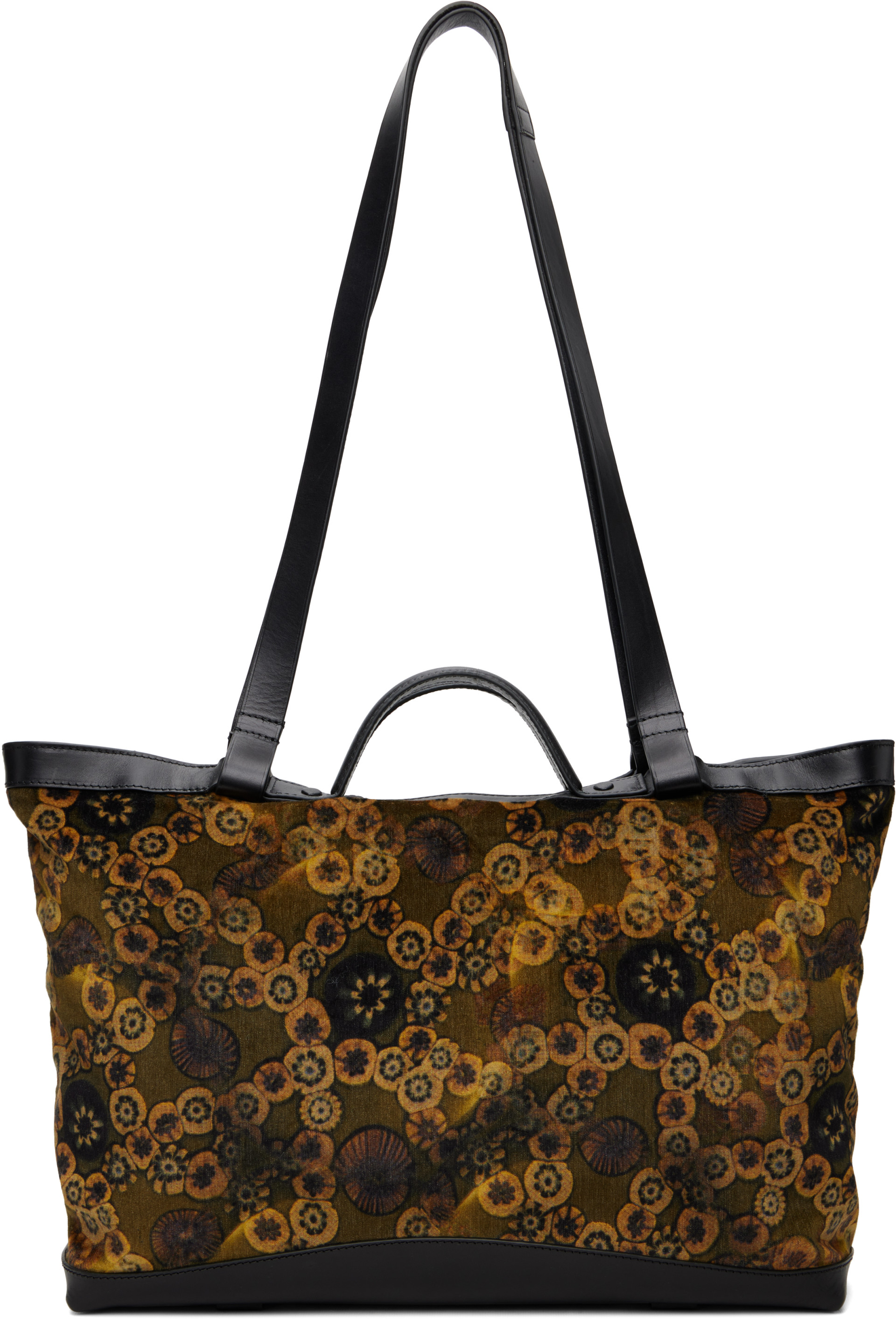 Dries Van Noten - Khaki Medium Zip-Top Tote