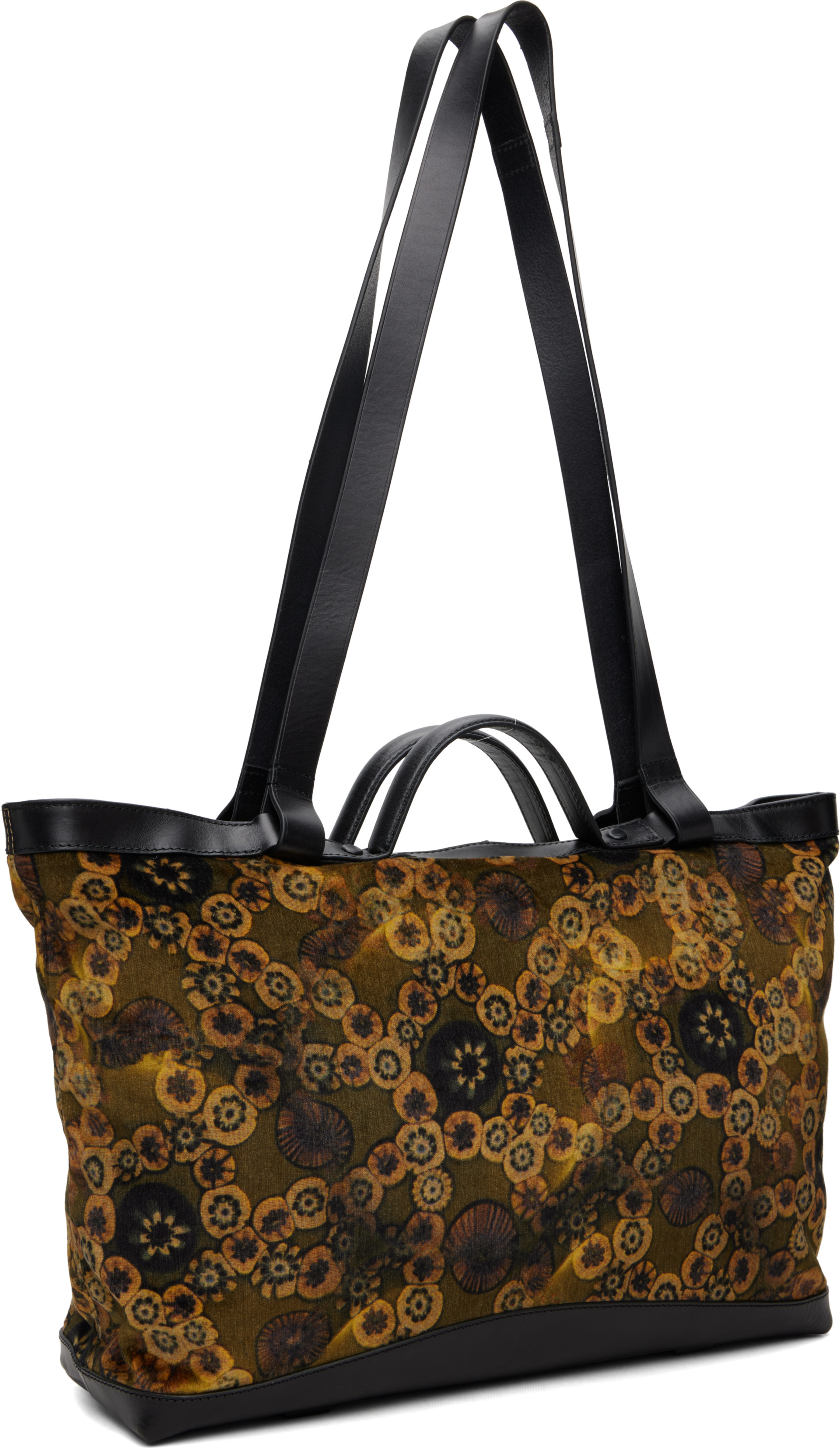 Dries Van Noten - Khaki Medium Zip-Top Tote