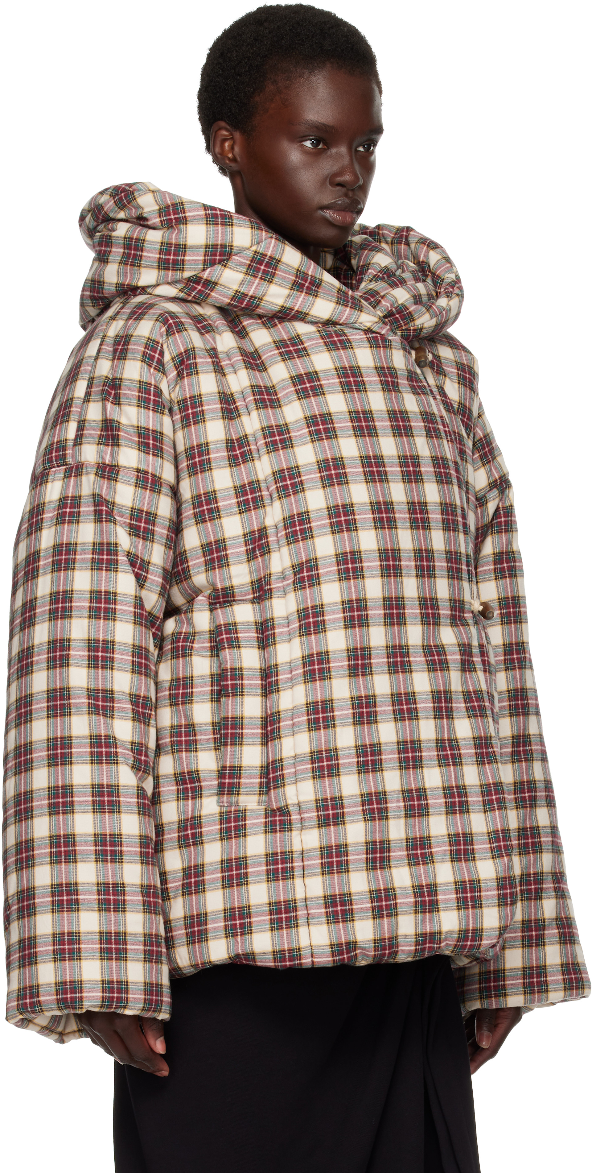 Dries Van Noten - Off-White Check Jacket