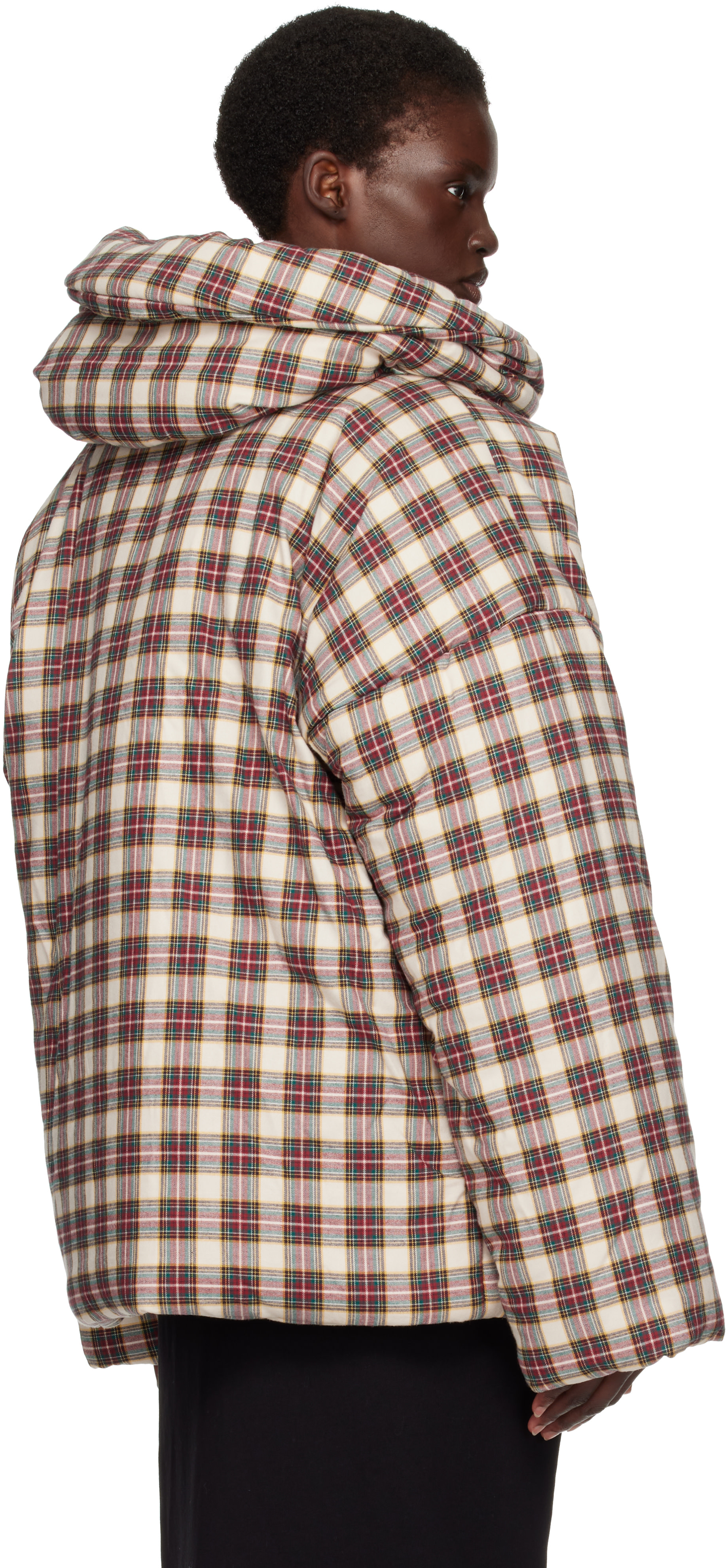 Dries Van Noten - Off-White Check Jacket