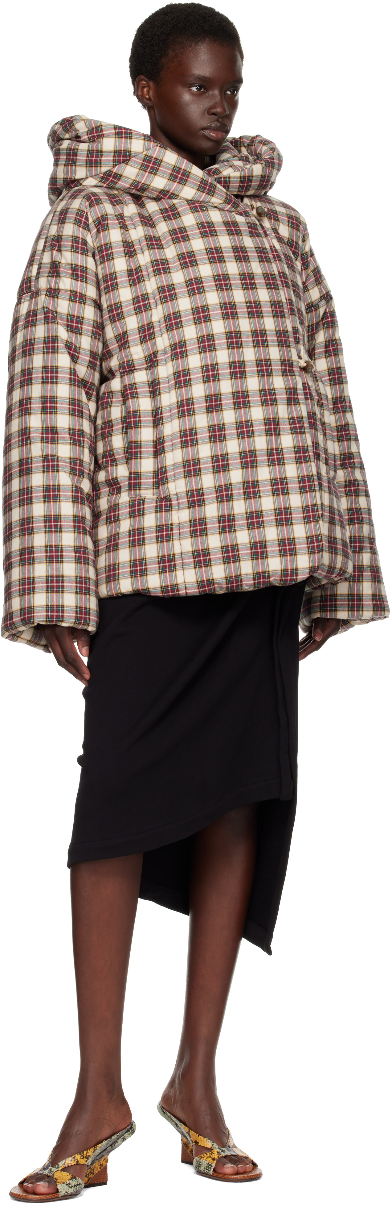 Dries Van Noten - Off-White Check Jacket